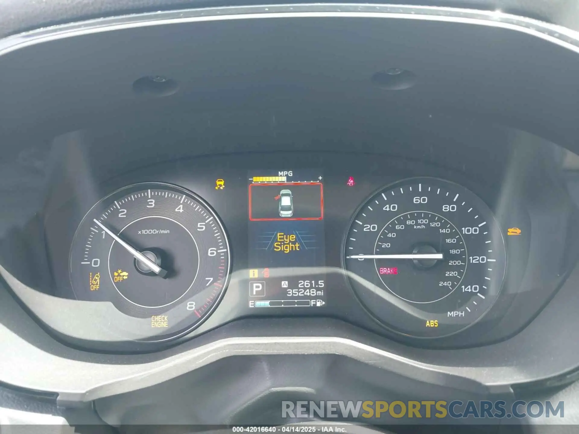 7 fotografías del automóvil dañado 4S3GTAB64P3720293 SUBARU IMPREZA 2023