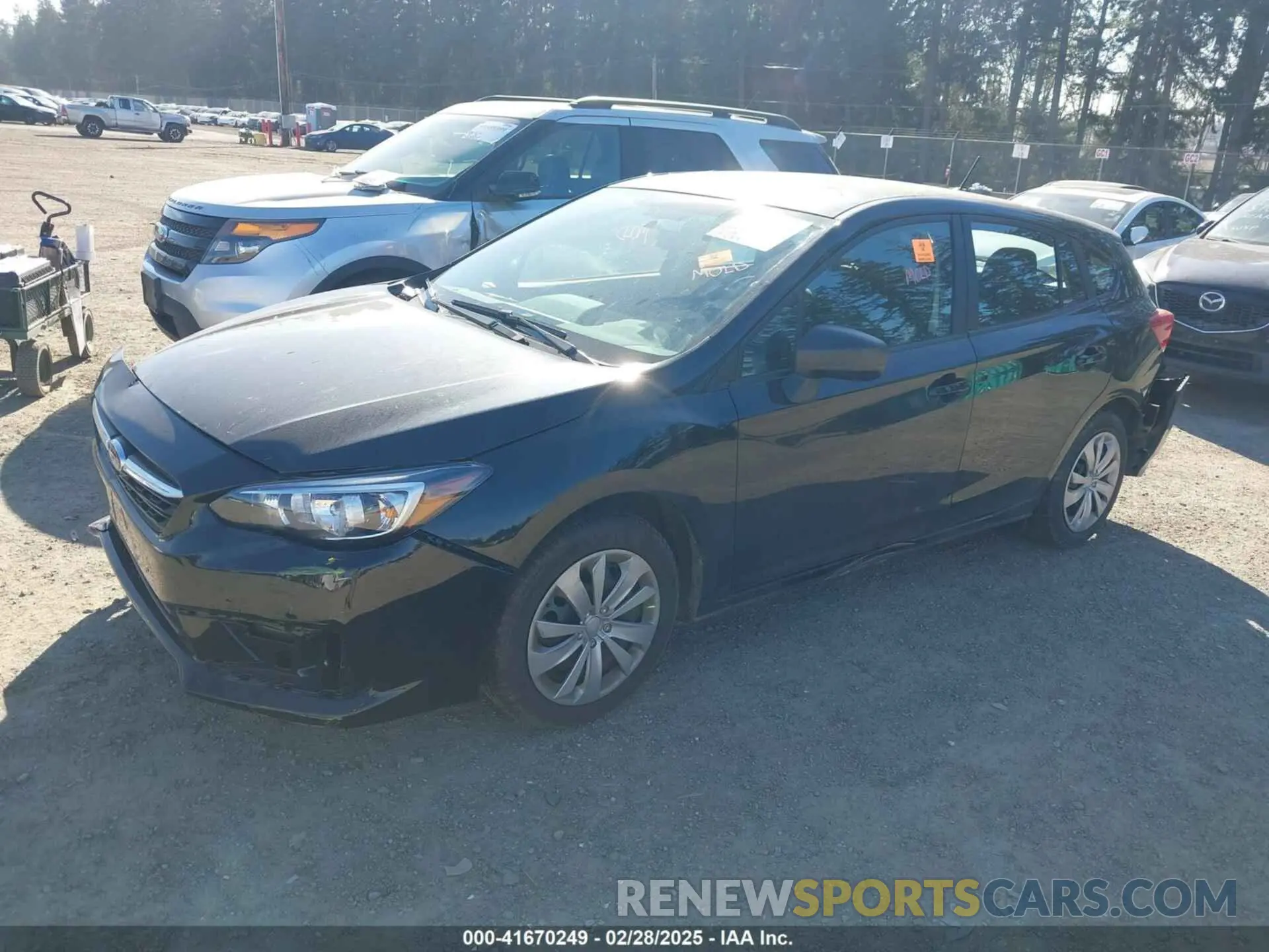 2 fotografías del automóvil dañado 4S3GTAB65P3700389 SUBARU IMPREZA 2023