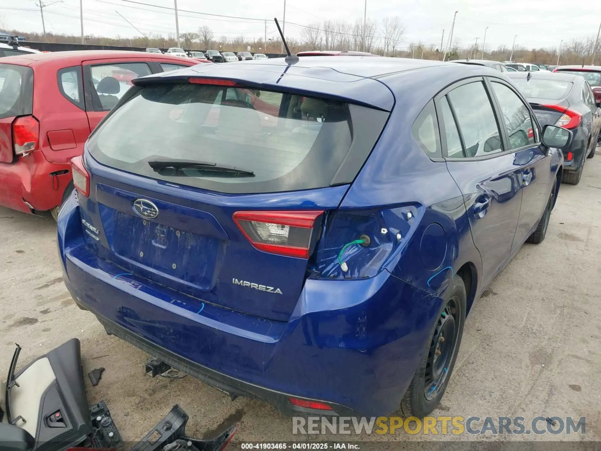 4 fotografías del automóvil dañado 4S3GTAB65P3703230 SUBARU IMPREZA 2023