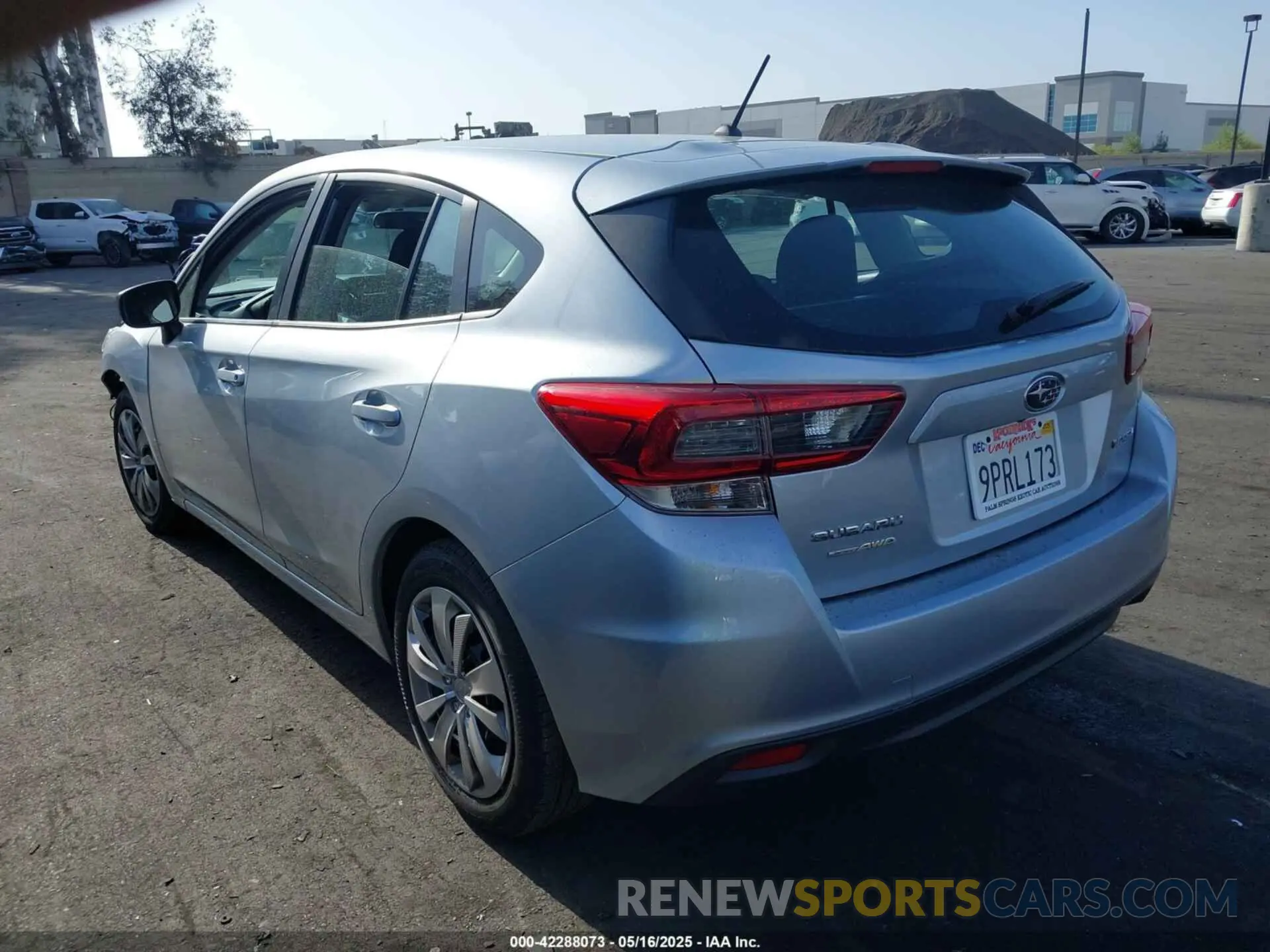 3 fotografías del automóvil dañado 4S3GTAB66P3706993 SUBARU IMPREZA 2023