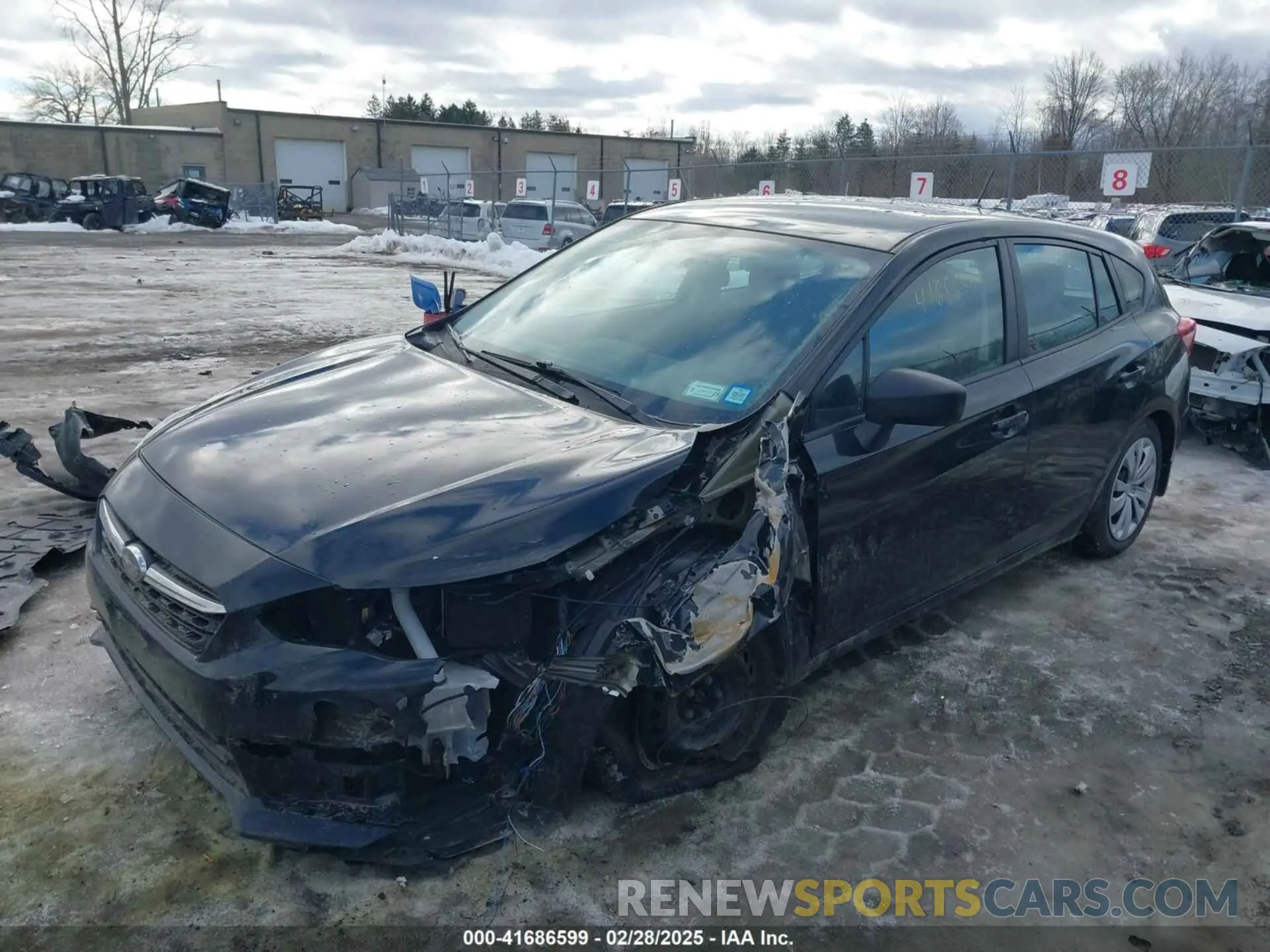 2 fotografías del automóvil dañado 4S3GTAB66P3719422 SUBARU IMPREZA 2023