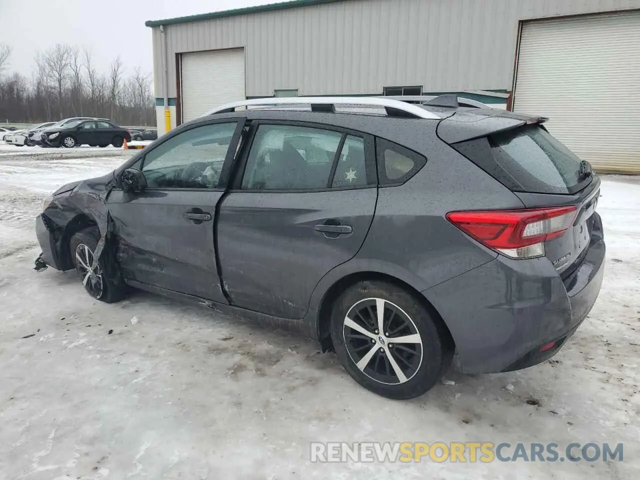 2 fotografías del automóvil dañado 4S3GTAD60P3705075 SUBARU IMPREZA 2023