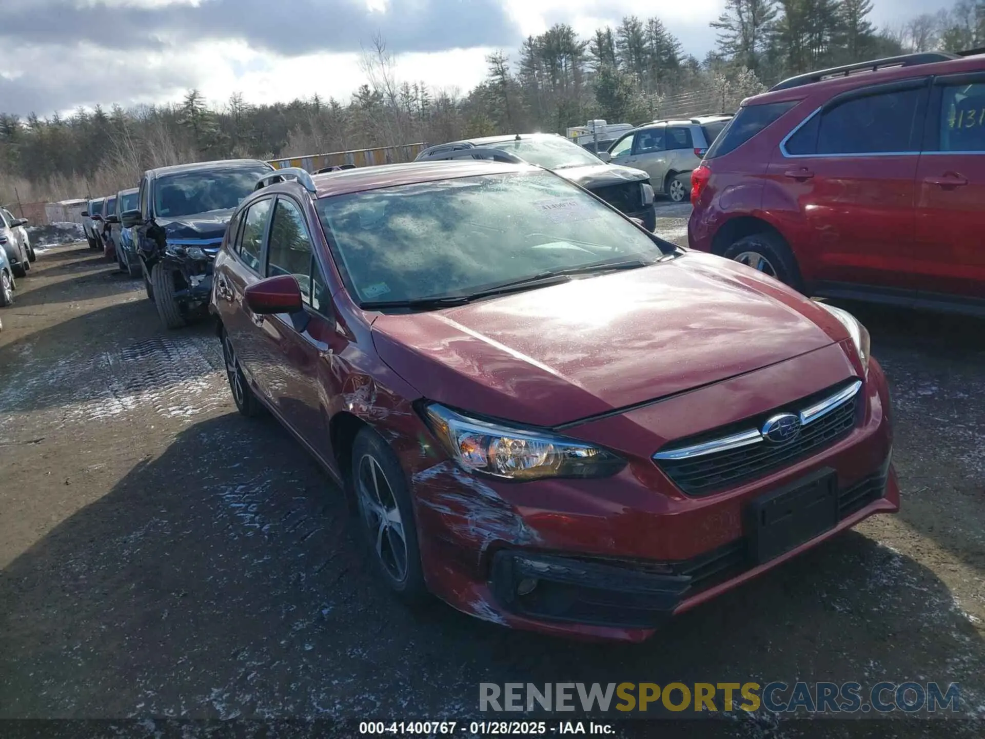 13 fotografías del automóvil dañado 4S3GTAD65P3720137 SUBARU IMPREZA 2023