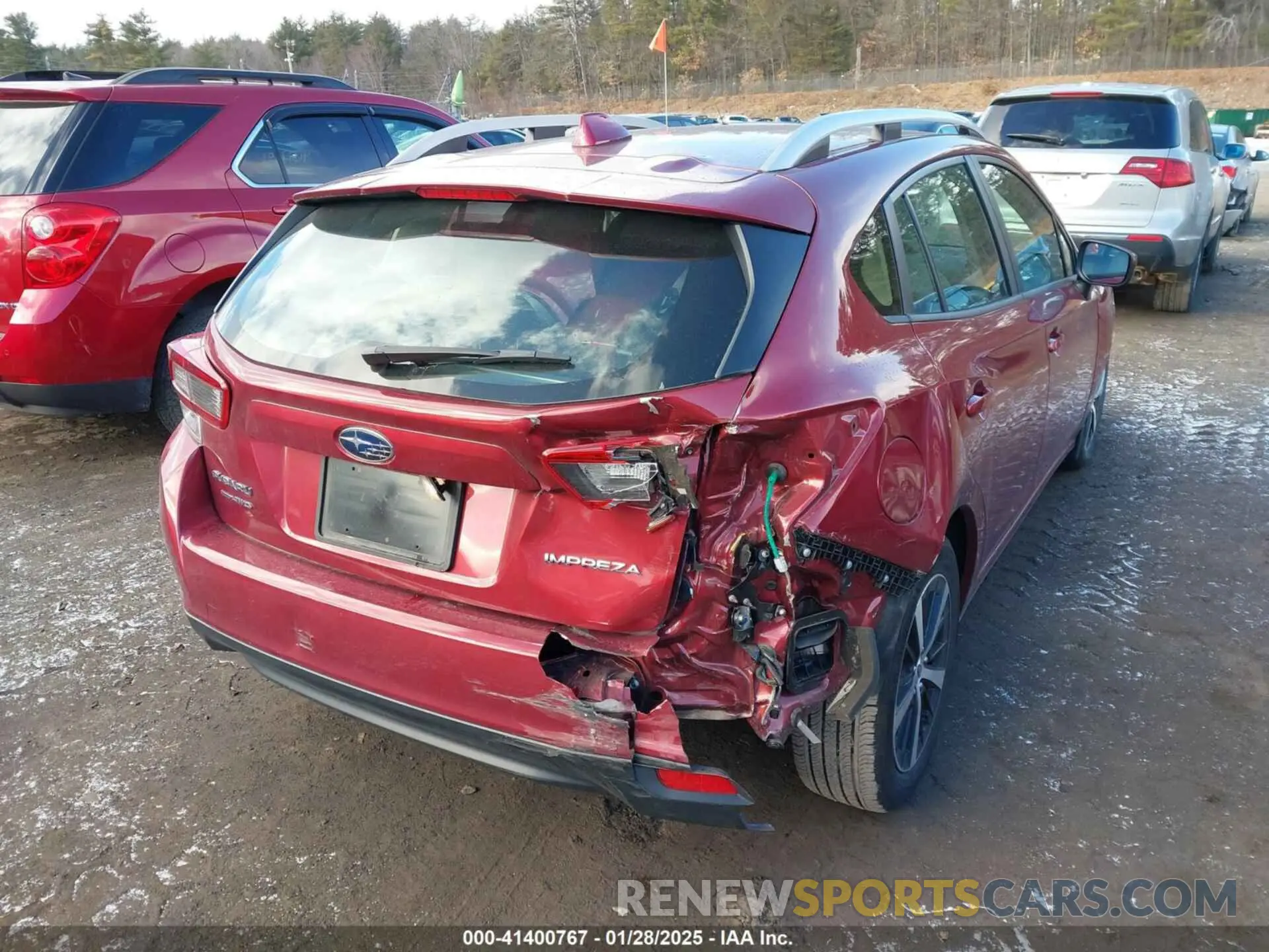 4 fotografías del automóvil dañado 4S3GTAD65P3720137 SUBARU IMPREZA 2023