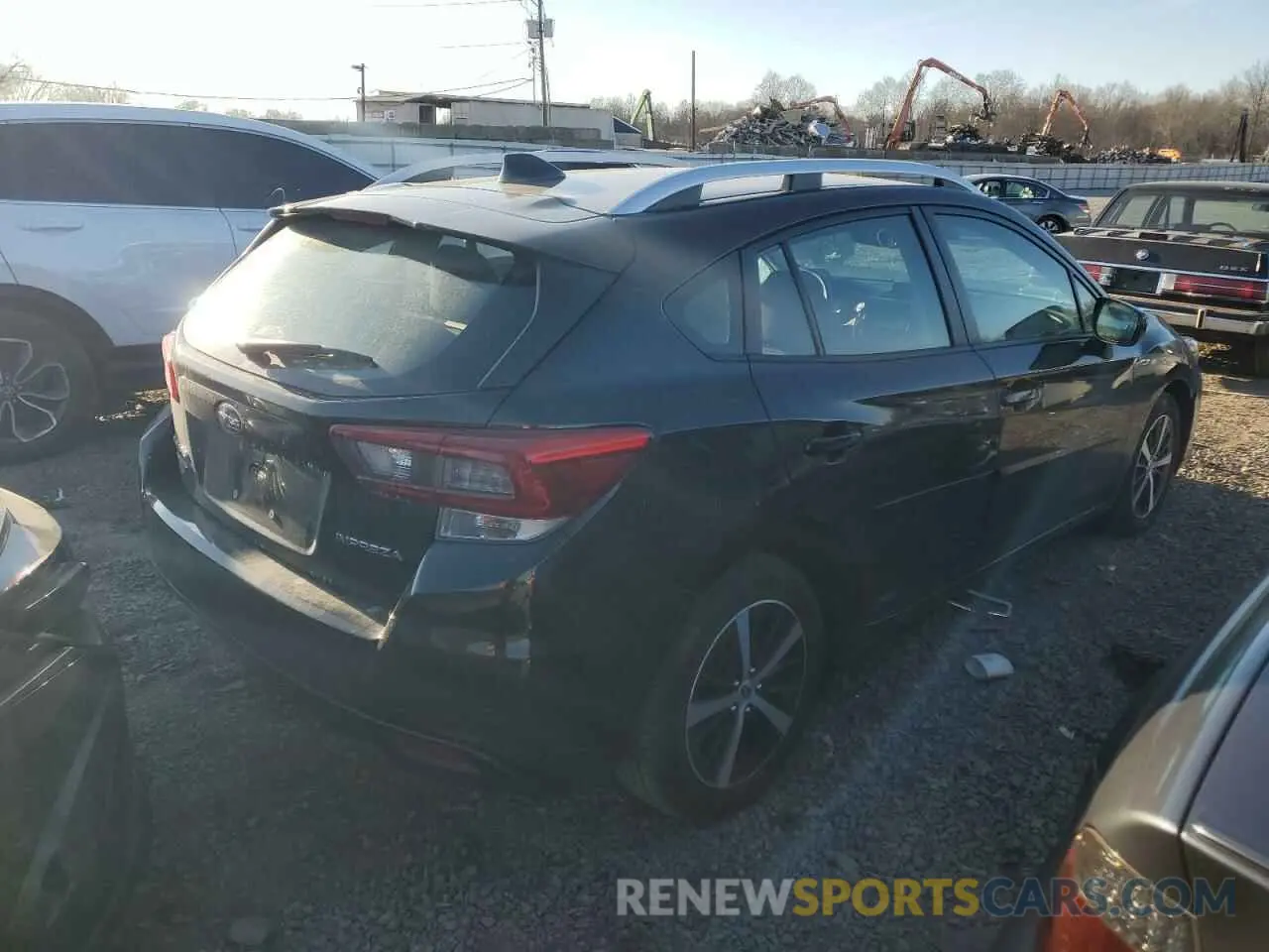 3 fotografías del automóvil dañado 4S3GTAD6XP3705214 SUBARU IMPREZA 2023