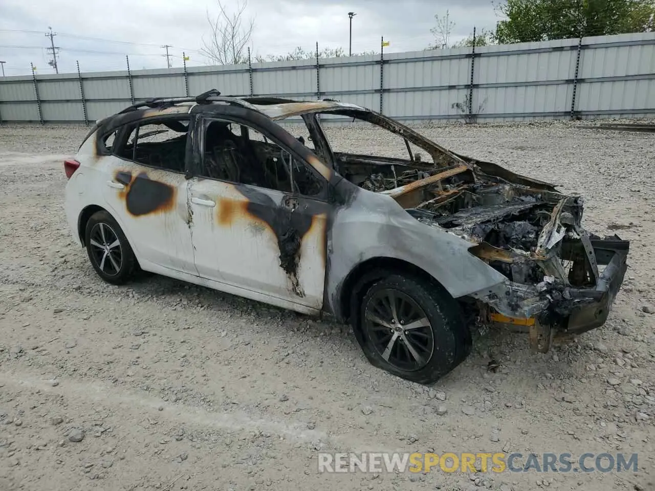 4 fotografías del automóvil dañado 4S3GTAD6XP3714849 SUBARU IMPREZA 2023