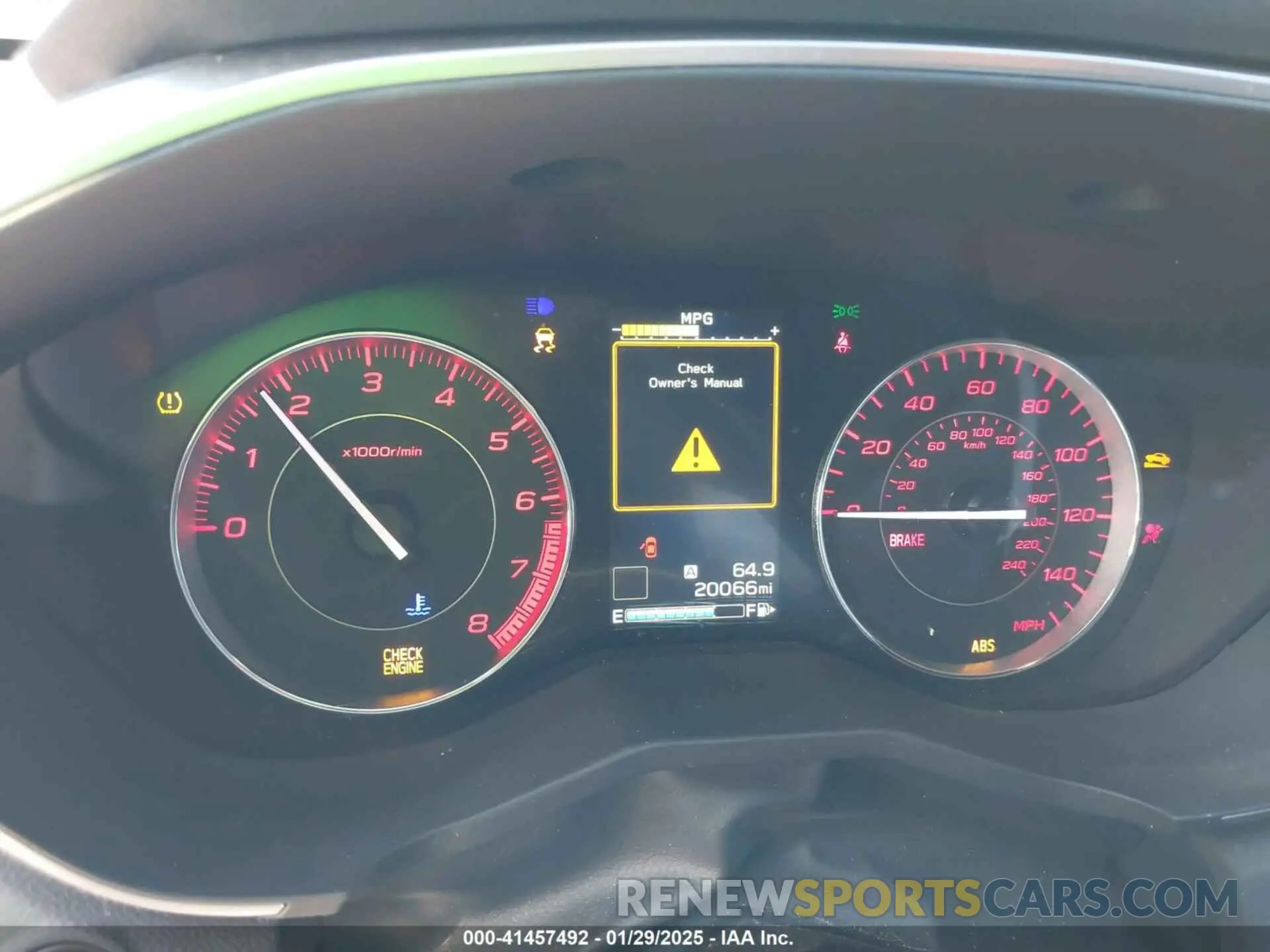 7 fotografías del automóvil dañado 4S3GTAJ64P1718637 SUBARU IMPREZA 2023