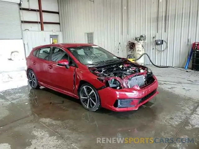 14 fotografías del automóvil dañado 4S3GTAJ6XP1714902 SUBARU IMPREZA 2023