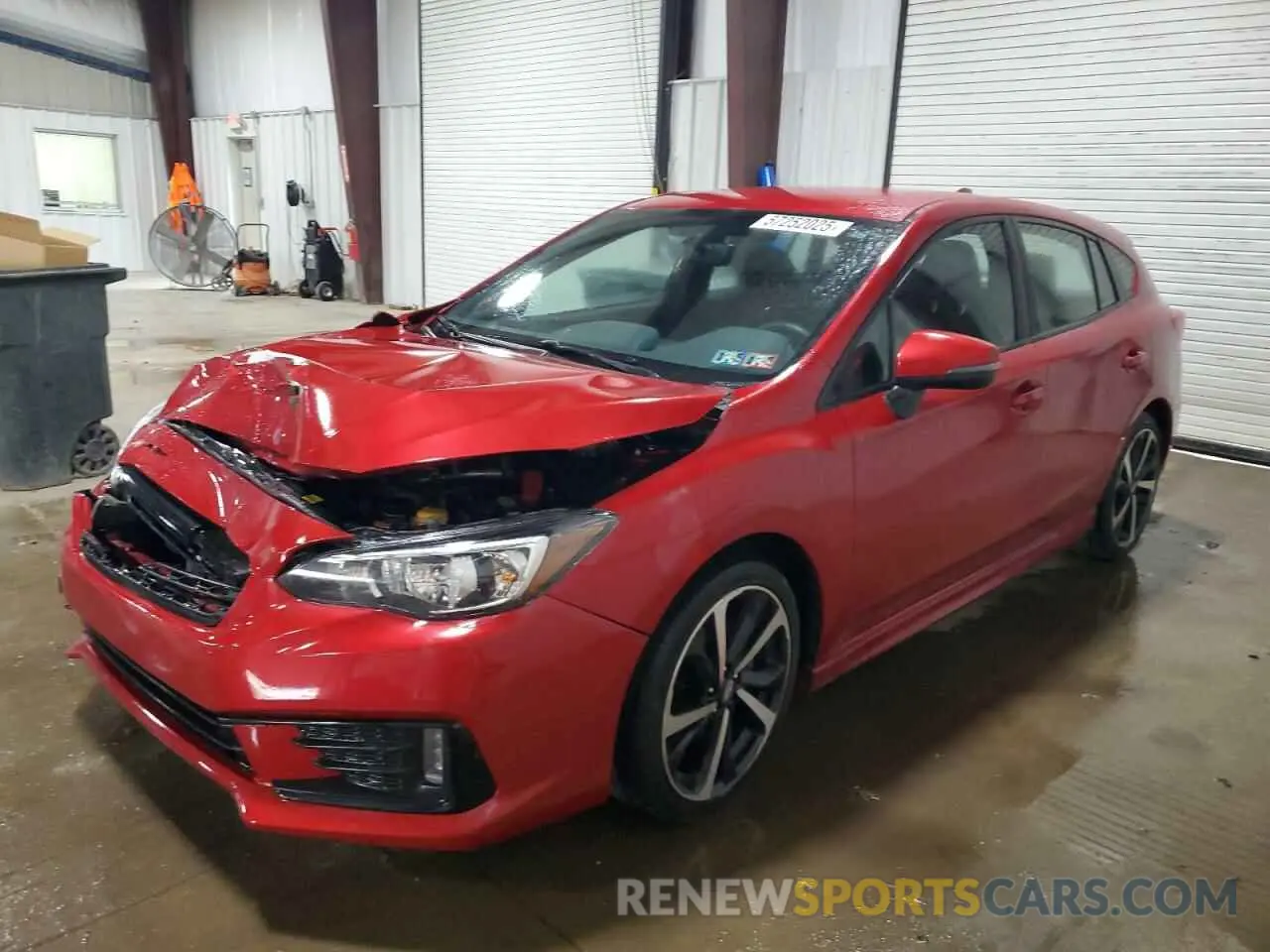 1 fotografías del automóvil dañado 4S3GTAL60P3712917 SUBARU IMPREZA 2023