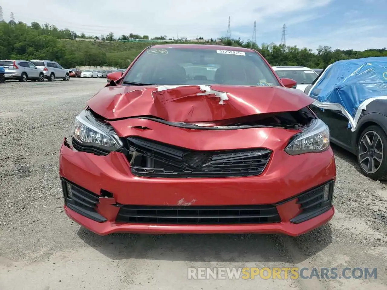 5 fotografías del automóvil dañado 4S3GTAL60P3712917 SUBARU IMPREZA 2023