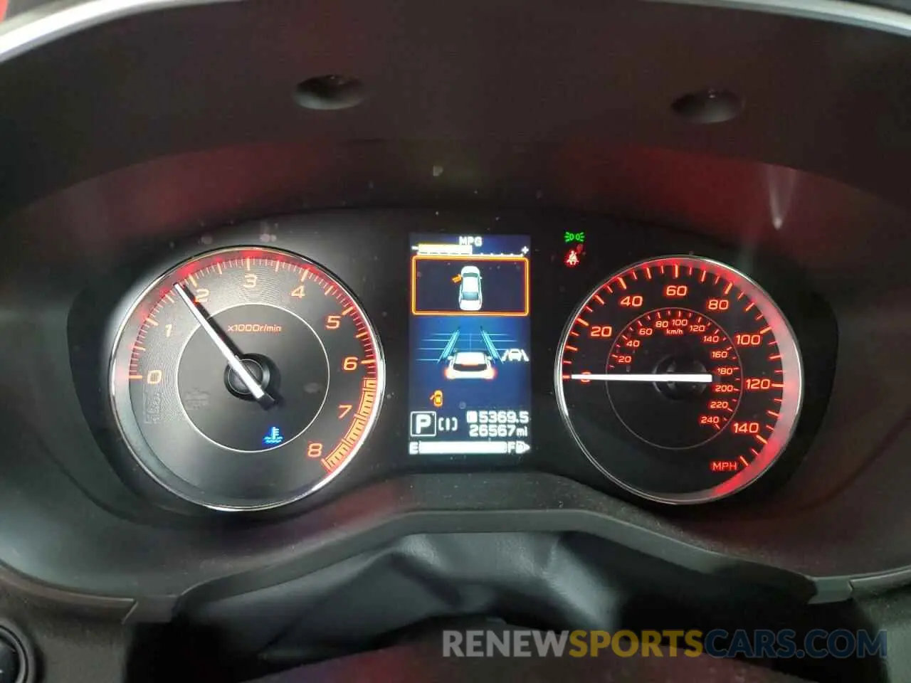 9 fotografías del automóvil dañado 4S3GTAL60P3712917 SUBARU IMPREZA 2023