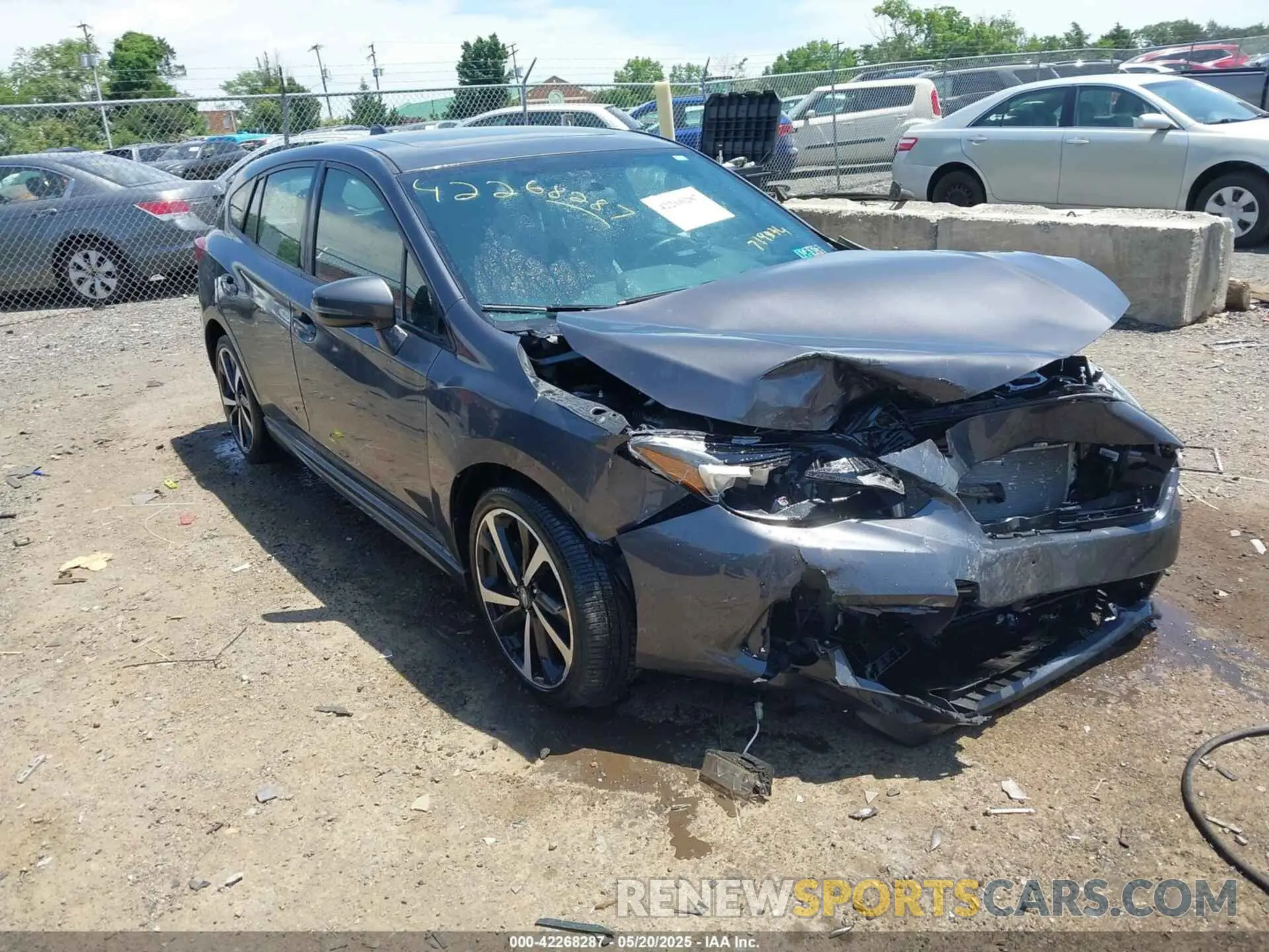 1 fotografías del automóvil dañado 4S3GTAM60P3719834 SUBARU IMPREZA 2023