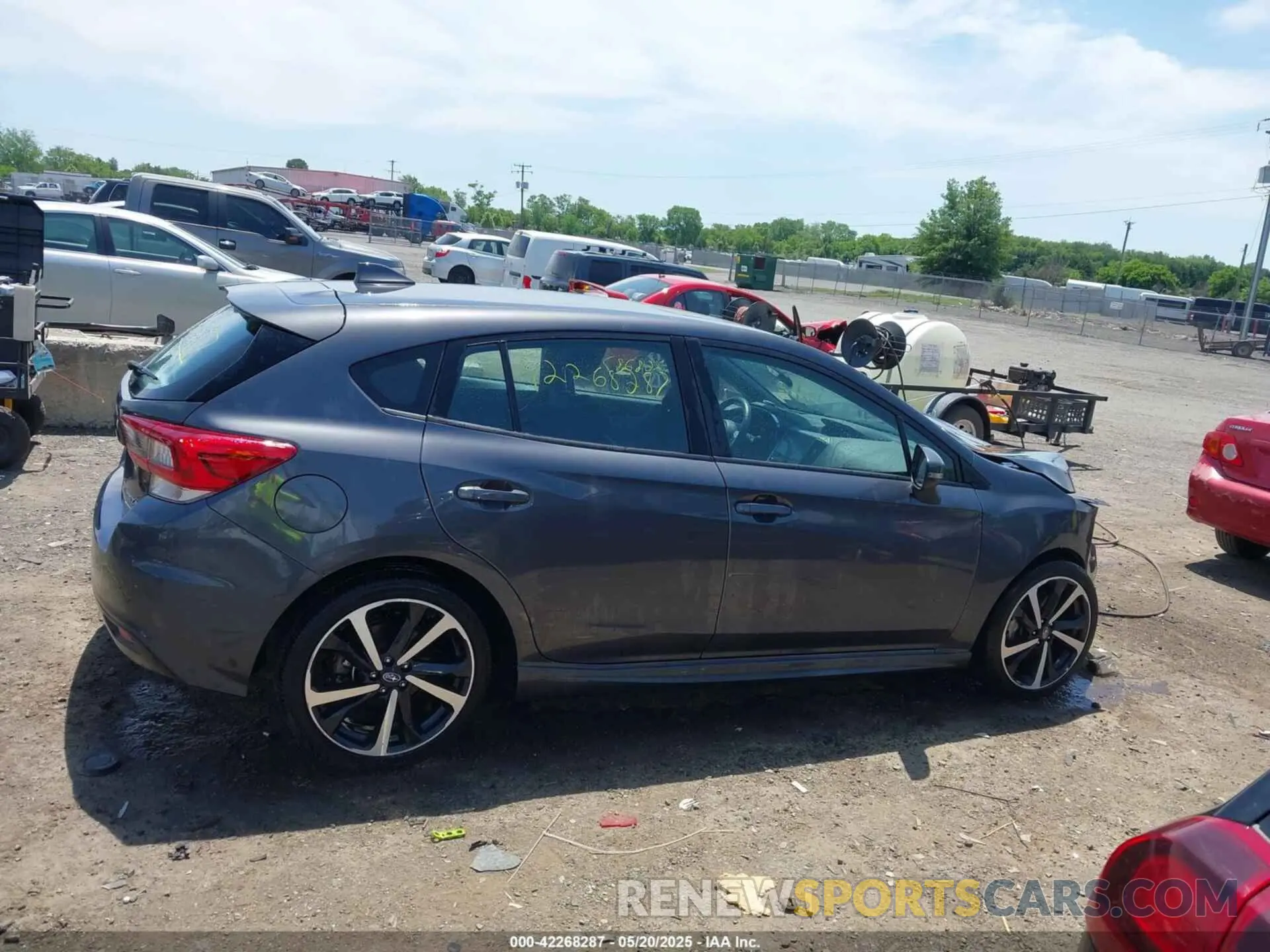 13 fotografías del automóvil dañado 4S3GTAM60P3719834 SUBARU IMPREZA 2023