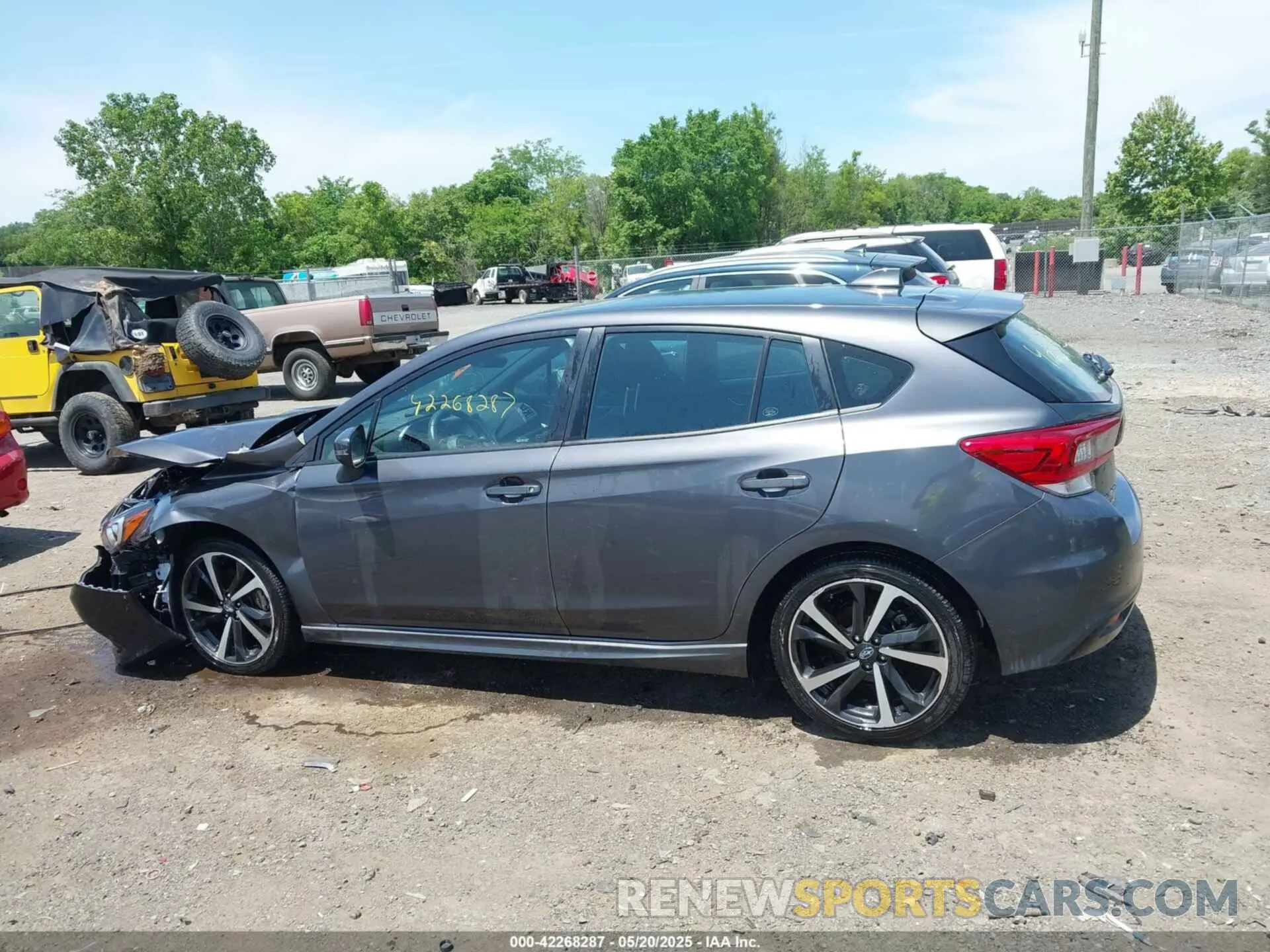 14 fotografías del automóvil dañado 4S3GTAM60P3719834 SUBARU IMPREZA 2023