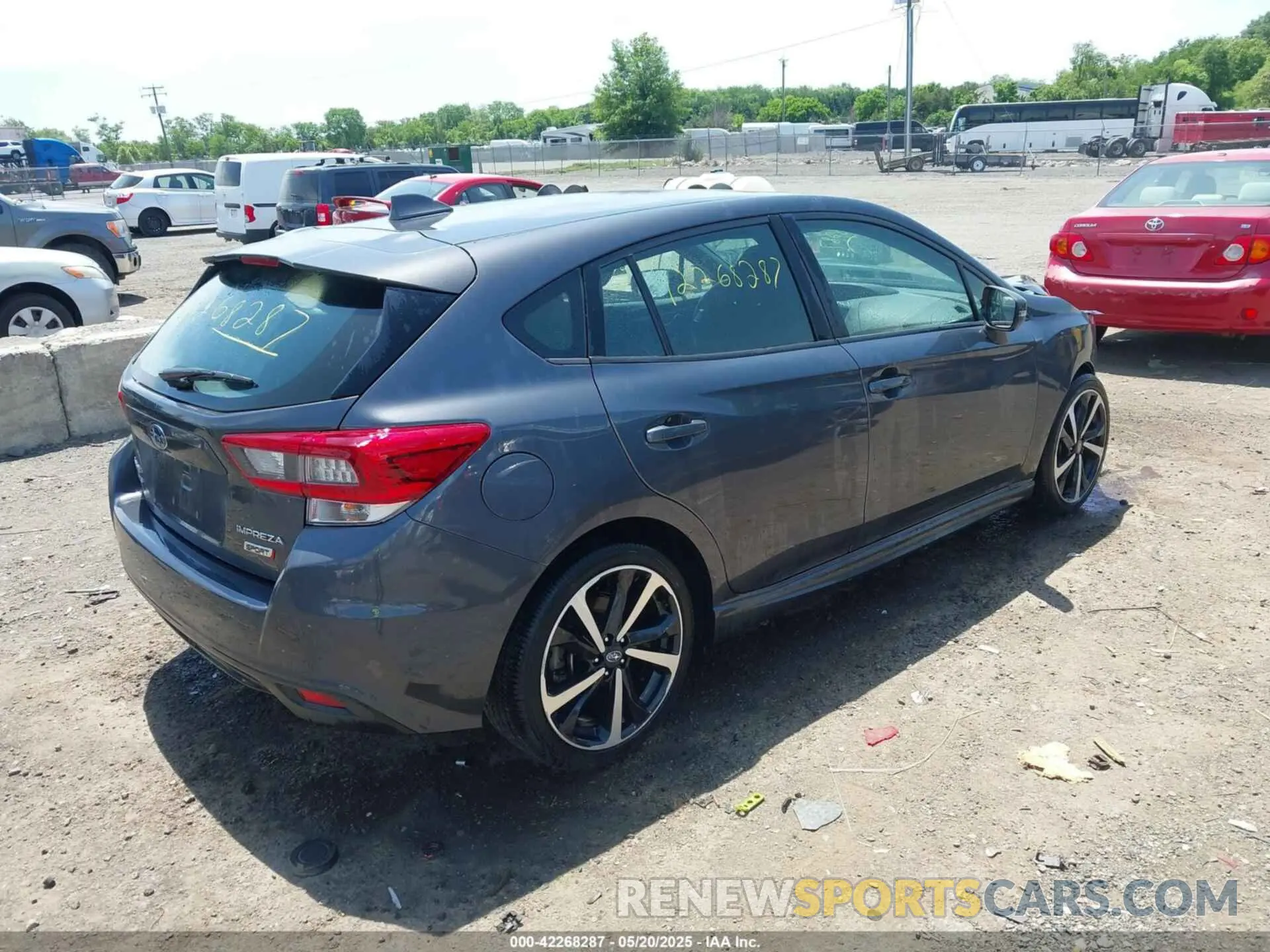 4 fotografías del automóvil dañado 4S3GTAM60P3719834 SUBARU IMPREZA 2023