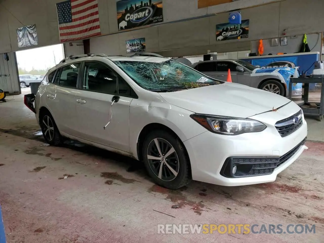4 fotografías del automóvil dañado 4S3GTAV61P3715502 SUBARU IMPREZA 2023