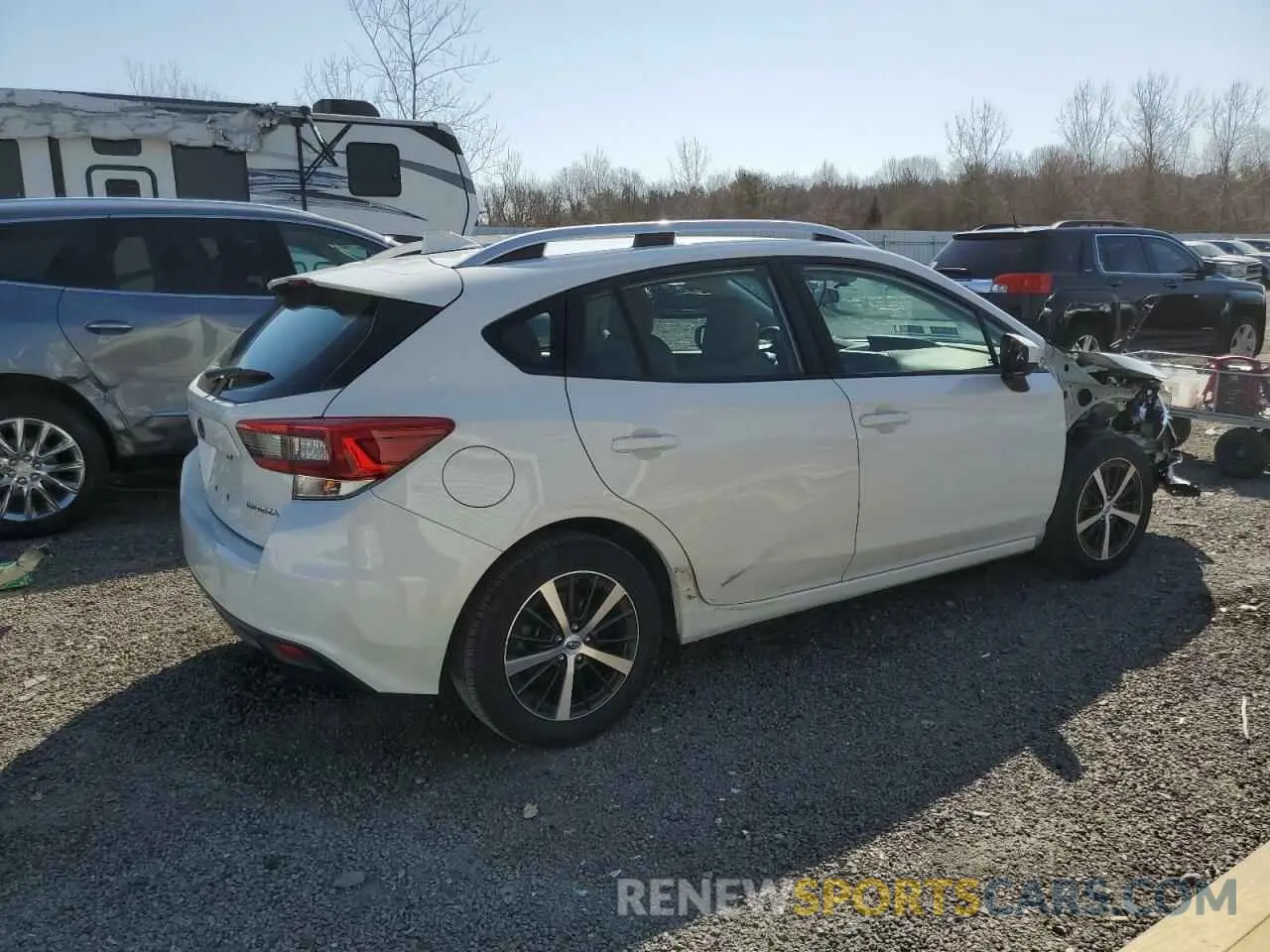 3 fotografías del automóvil dañado 4S3GTAV61P3717735 SUBARU IMPREZA 2023