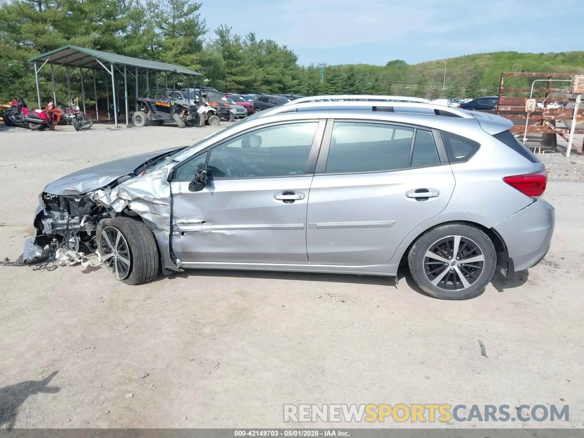 14 fotografías del automóvil dañado 4S3GTAV66P3704916 SUBARU IMPREZA 2023