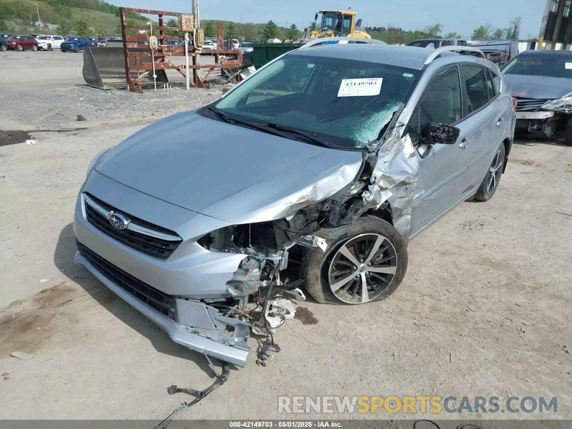 6 fotografías del automóvil dañado 4S3GTAV66P3704916 SUBARU IMPREZA 2023