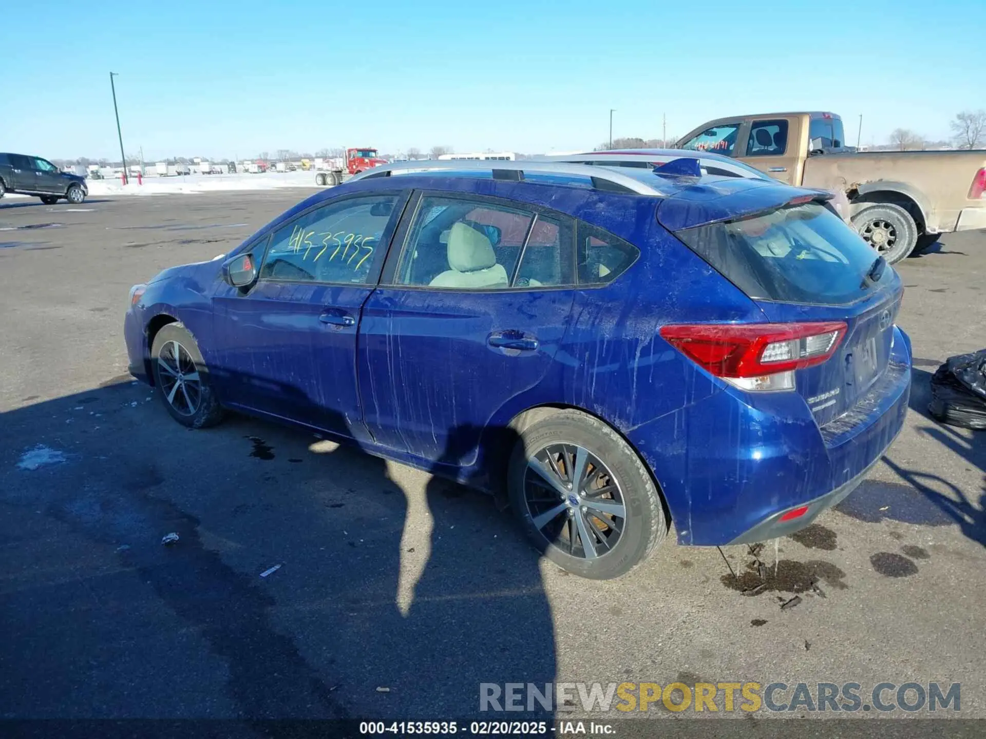 3 fotografías del automóvil dañado 4S3GTAV68P3703721 SUBARU IMPREZA 2023
