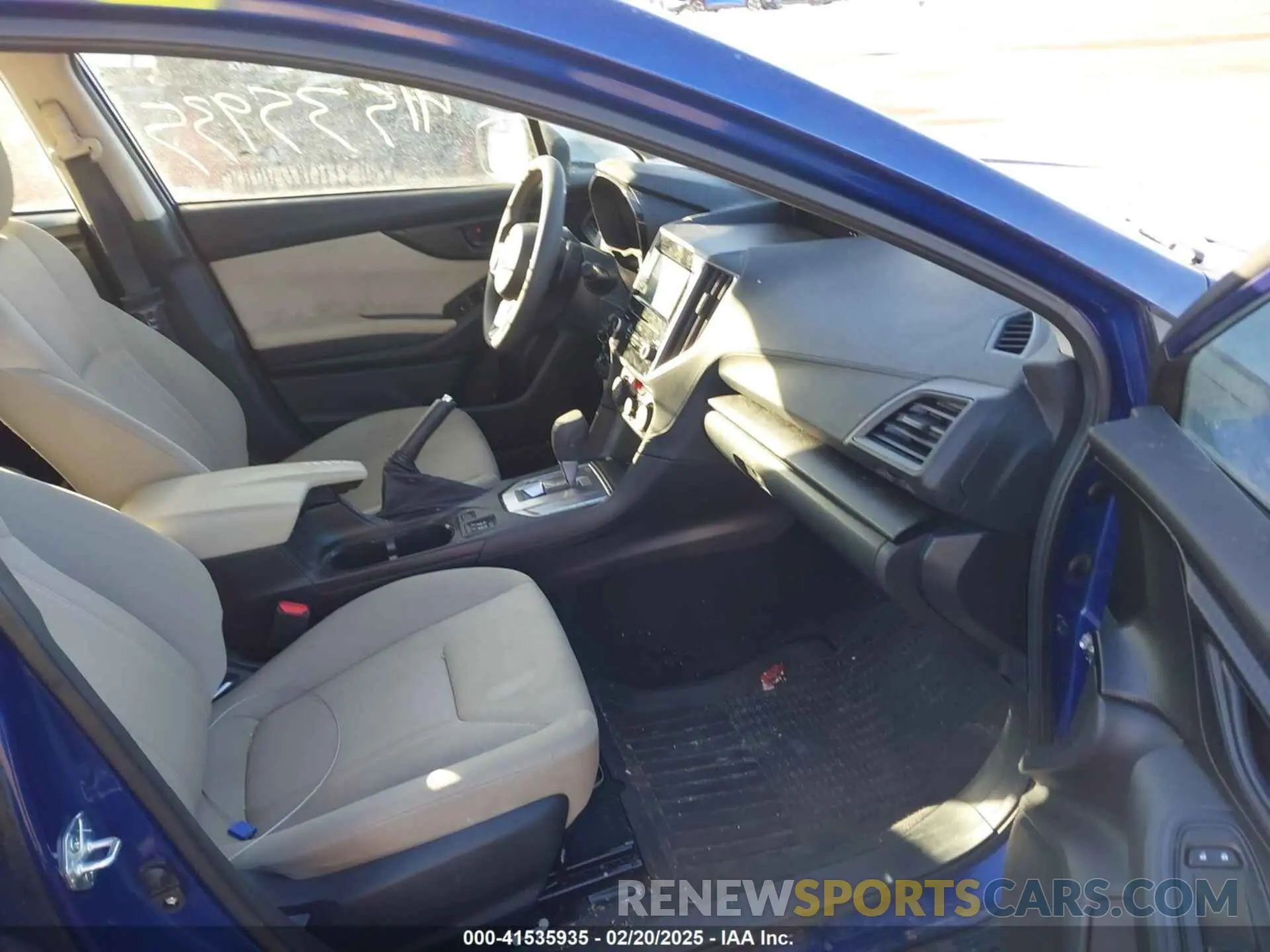 5 fotografías del automóvil dañado 4S3GTAV68P3703721 SUBARU IMPREZA 2023