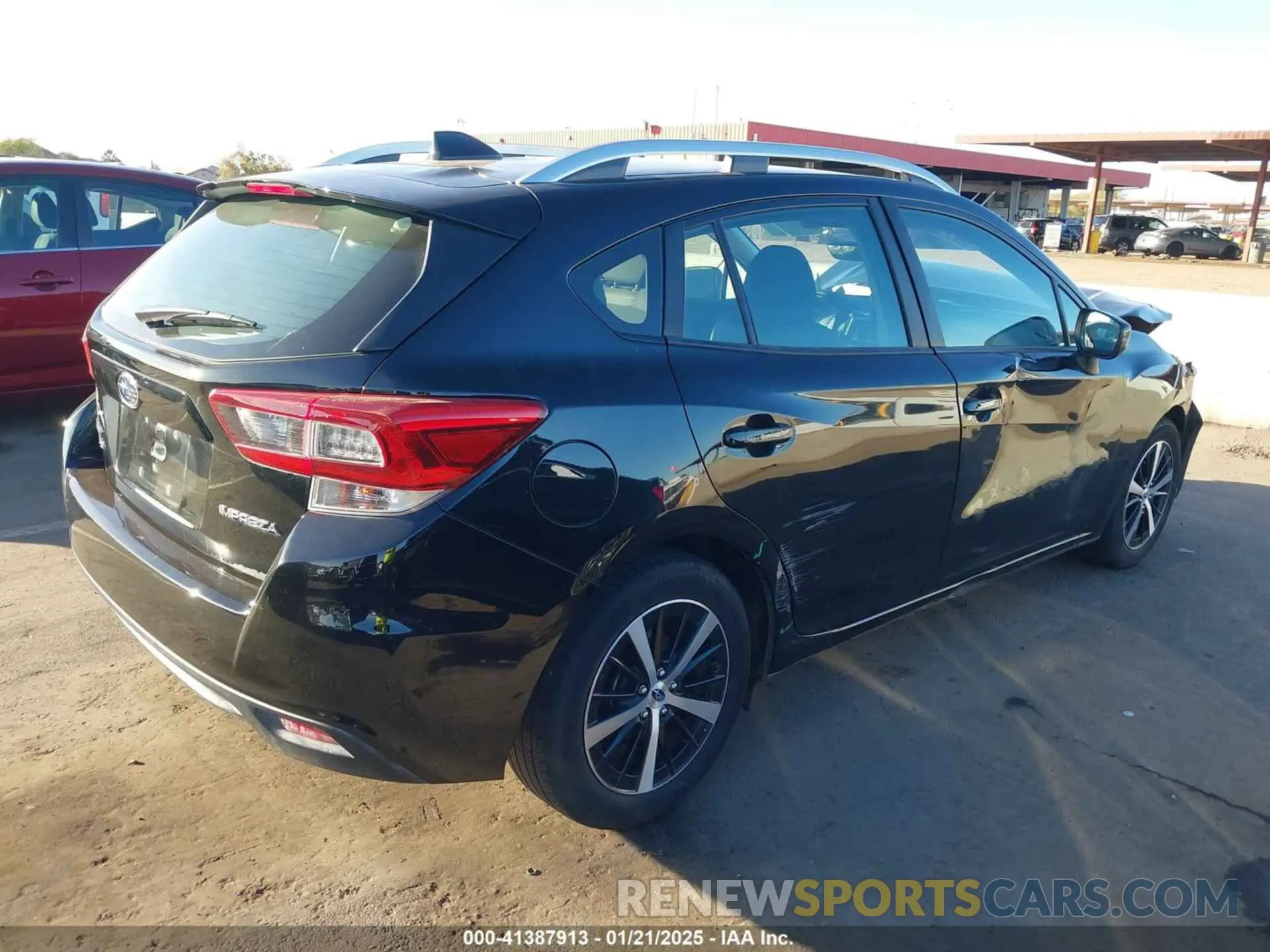 4 fotografías del automóvil dañado 4S3GTAV69P3702464 SUBARU IMPREZA 2023