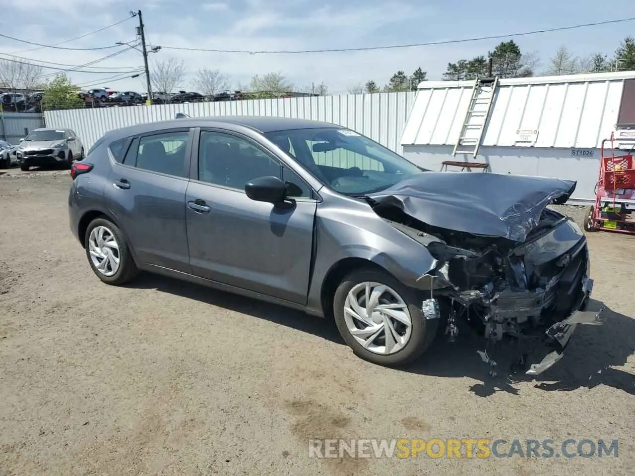 4 fotografías del automóvil dañado JF1GUABC0R8374385 SUBARU IMPREZA 2024
