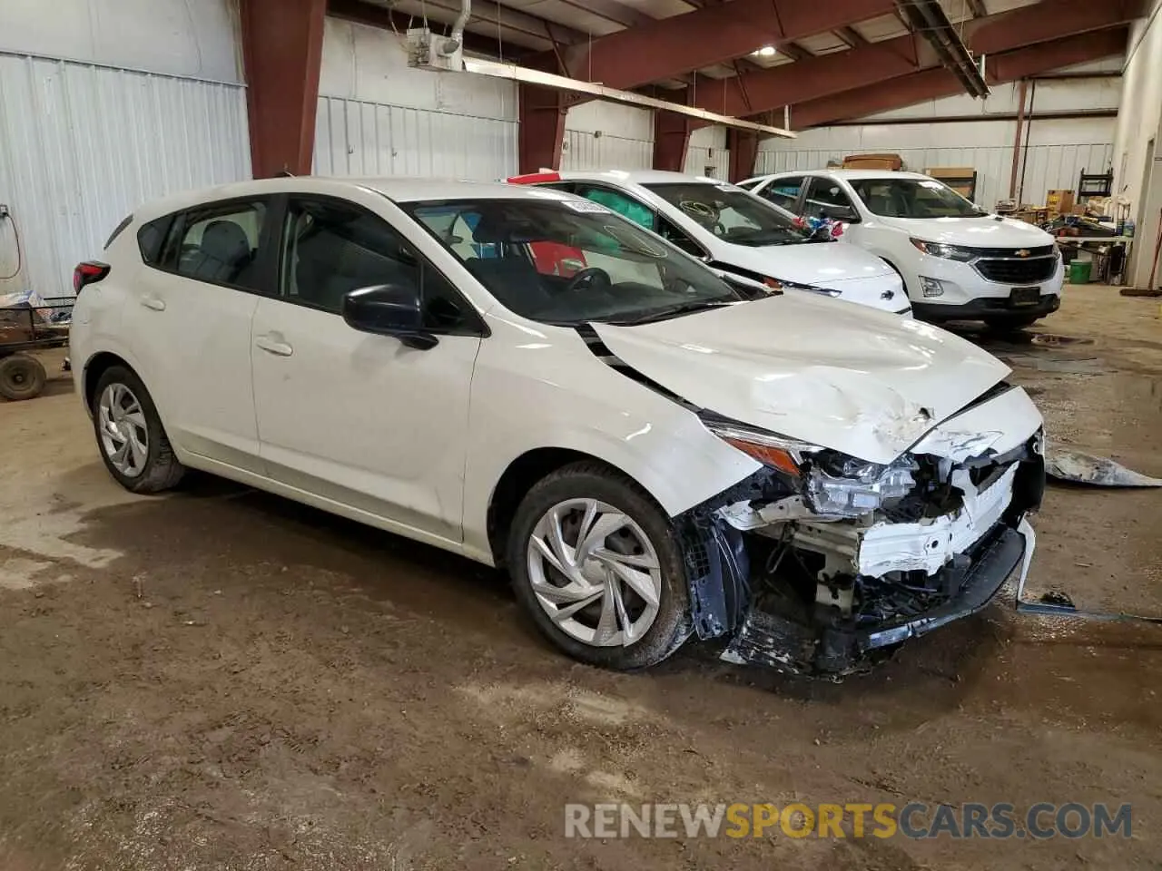 4 fotografías del automóvil dañado JF1GUABC1R8258337 SUBARU IMPREZA 2024