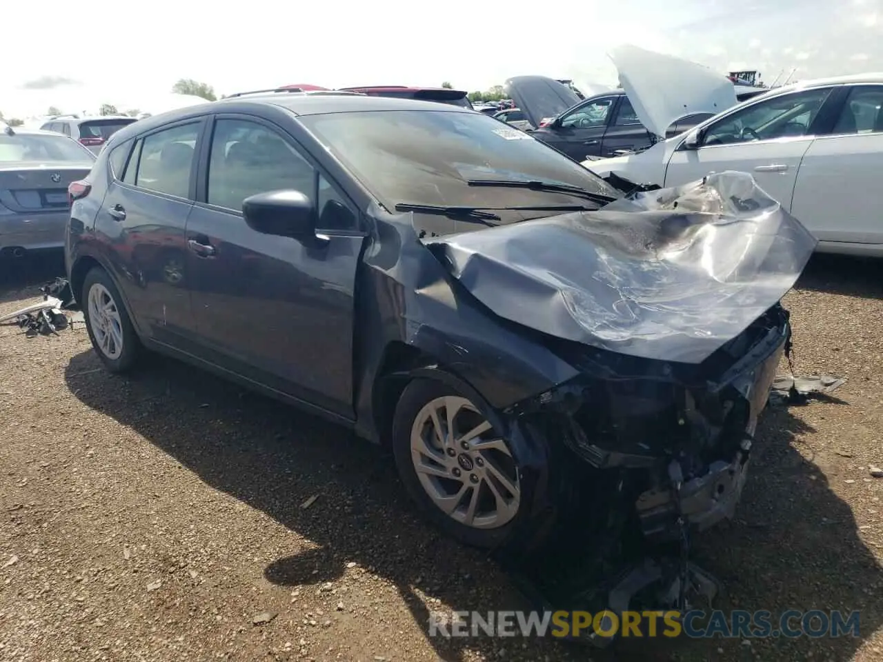4 fotografías del automóvil dañado JF1GUABC1R8333716 SUBARU IMPREZA 2024