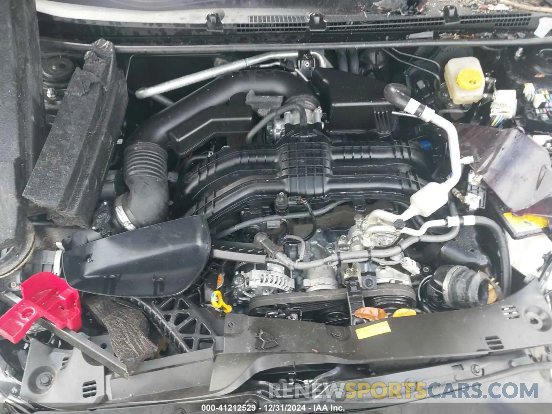 10 fotografías del automóvil dañado JF1GUABC2R8358365 SUBARU IMPREZA 2024