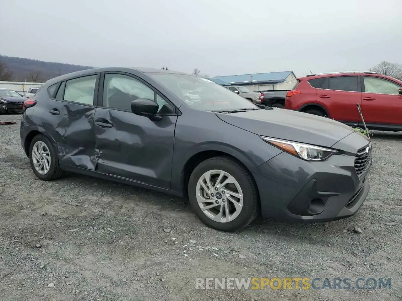 4 fotografías del automóvil dañado JF1GUABC4R8239975 SUBARU IMPREZA 2024