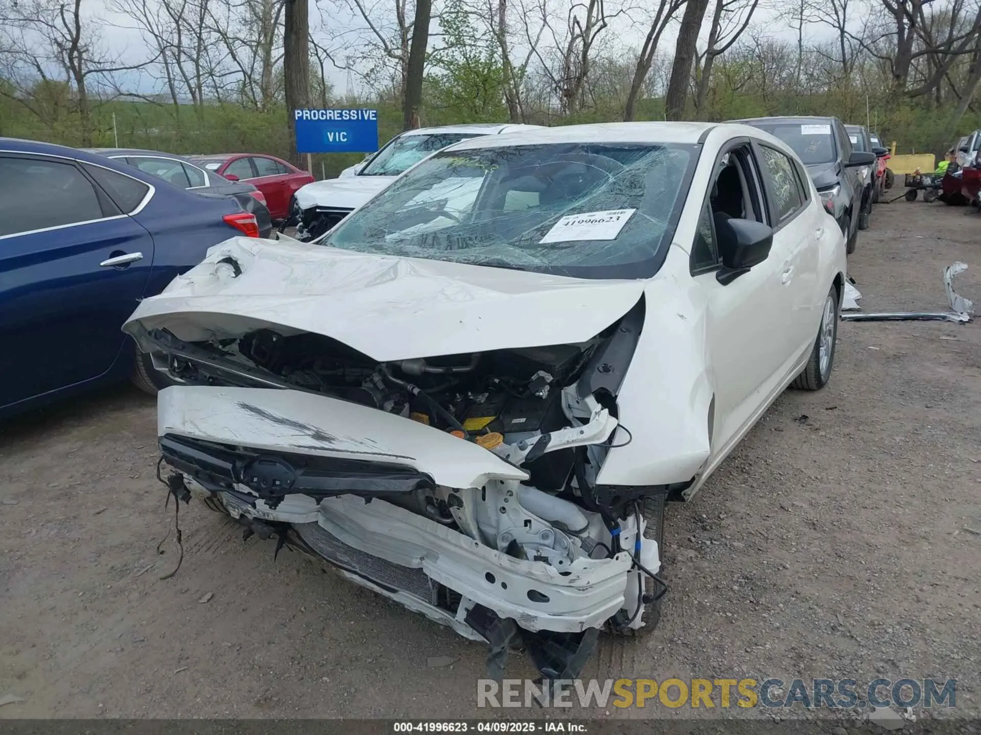 2 fotografías del automóvil dañado JF1GUABC5R8293382 SUBARU IMPREZA 2024