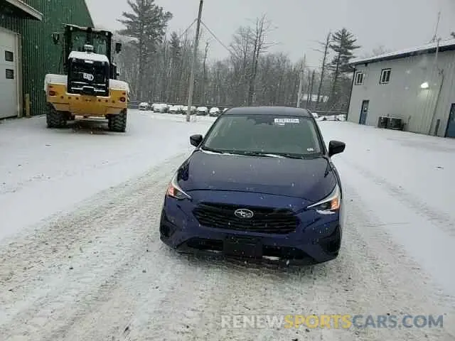 11 fotografías del automóvil dañado JF1GUABC6R8300985 SUBARU IMPREZA 2024