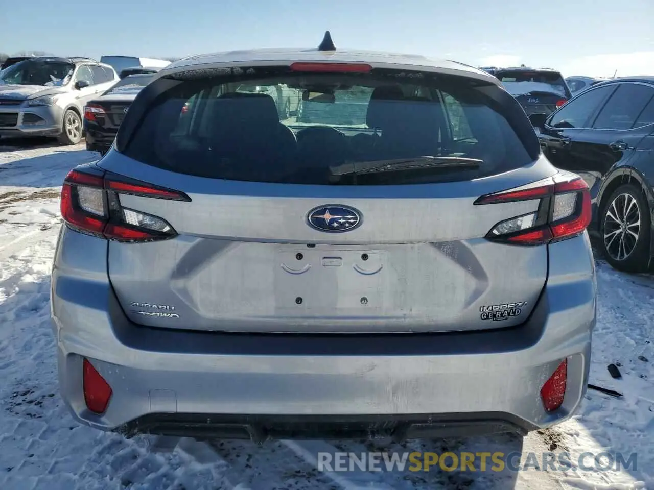 6 fotografías del automóvil dañado JF1GUABC6R8384502 SUBARU IMPREZA 2024