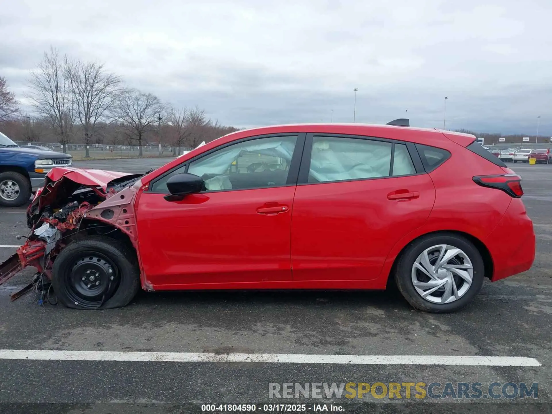 14 fotografías del automóvil dañado JF1GUABC6R8908229 SUBARU IMPREZA 2024