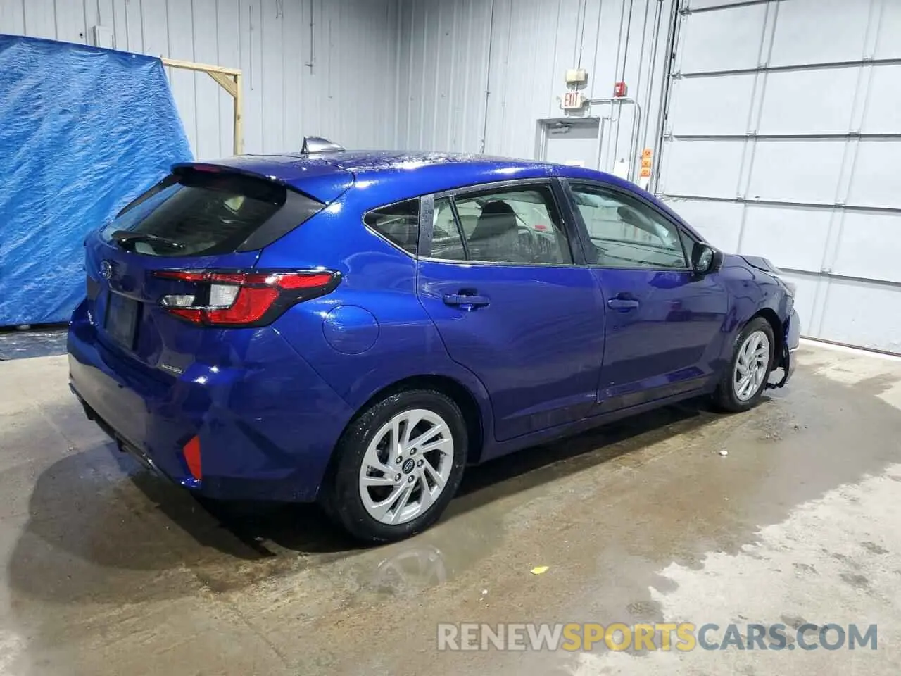 3 fotografías del automóvil dañado JF1GUABC7R8260724 SUBARU IMPREZA 2024
