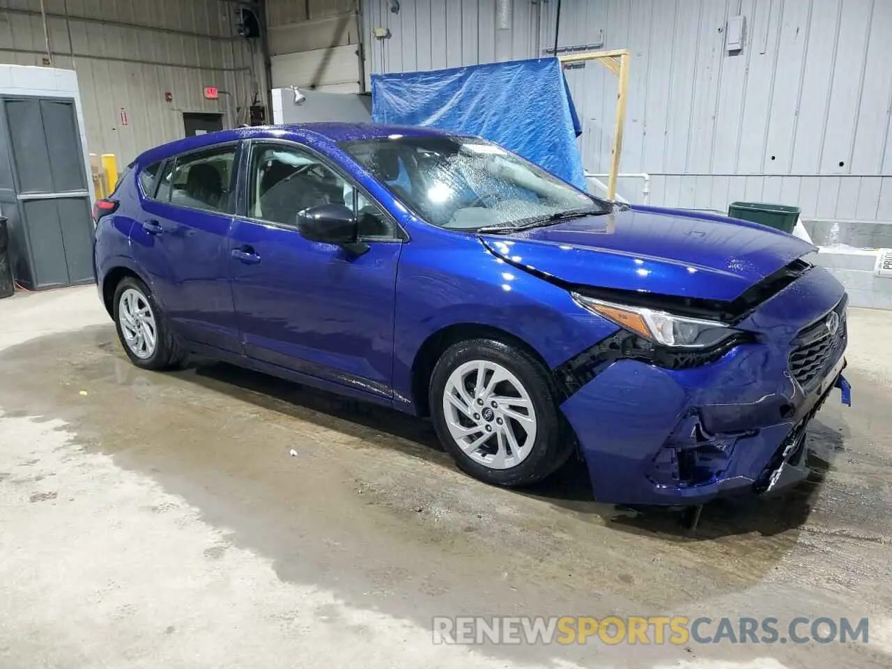 4 fotografías del automóvil dañado JF1GUABC7R8260724 SUBARU IMPREZA 2024