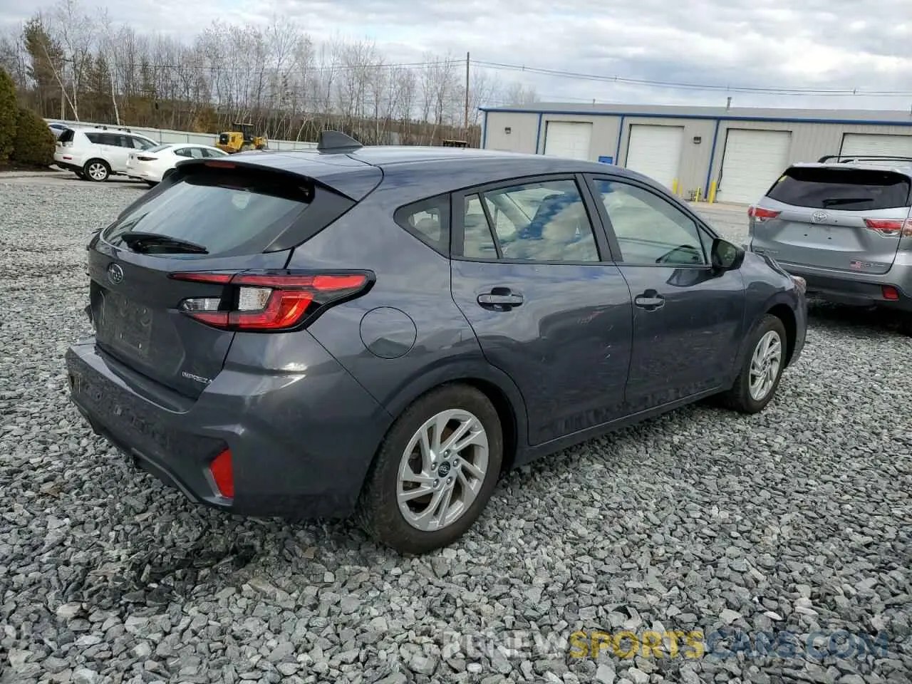 3 fotografías del automóvil dañado JF1GUABC7R8272159 SUBARU IMPREZA 2024