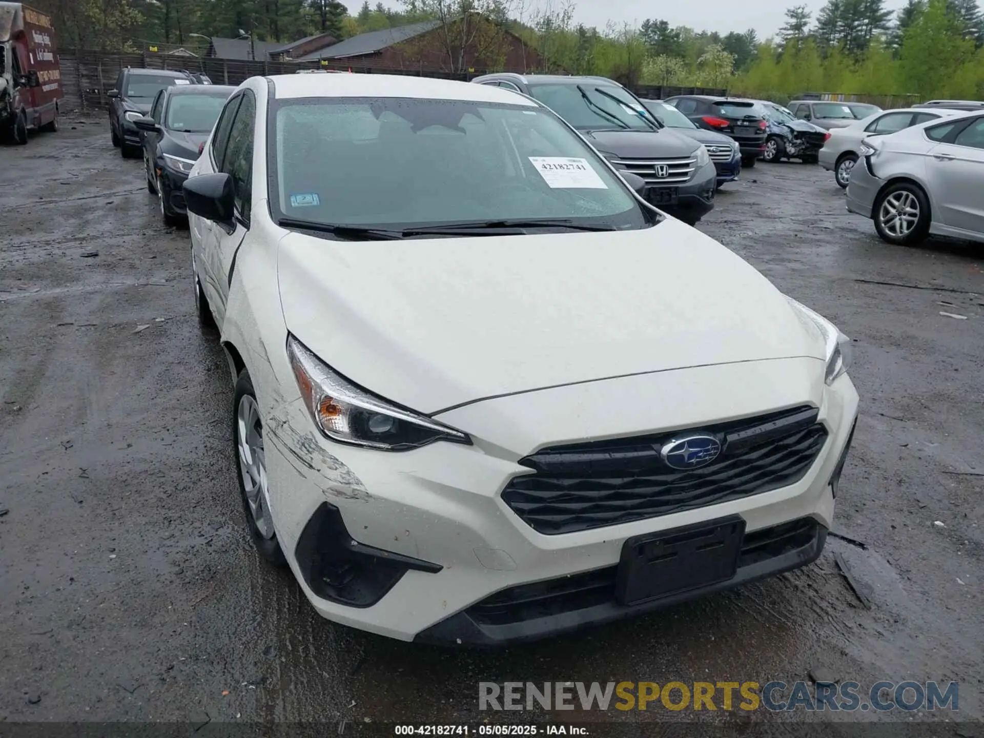 12 fotografías del automóvil dañado JF1GUABC8R8319554 SUBARU IMPREZA 2024