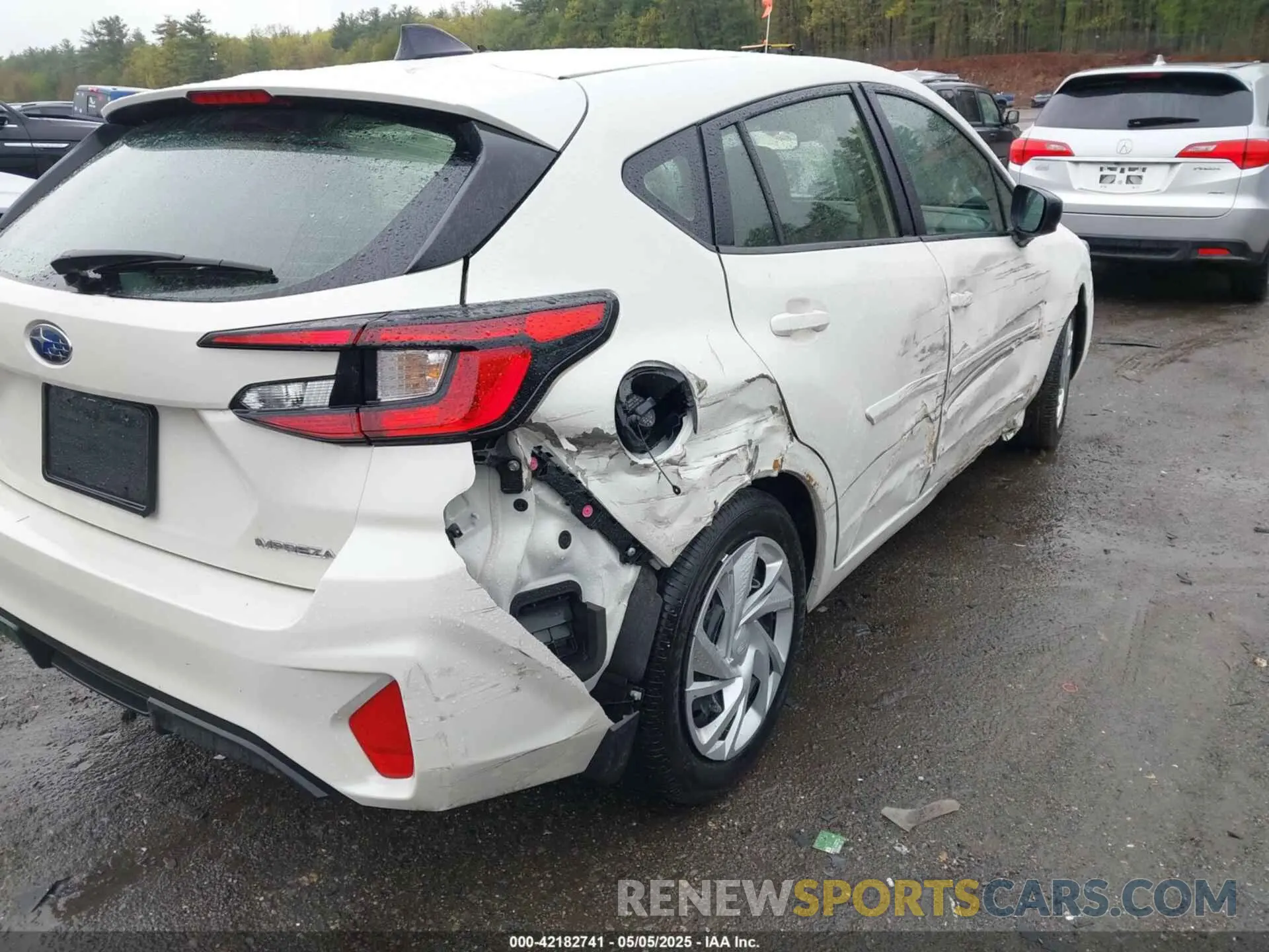 6 fotografías del automóvil dañado JF1GUABC8R8319554 SUBARU IMPREZA 2024