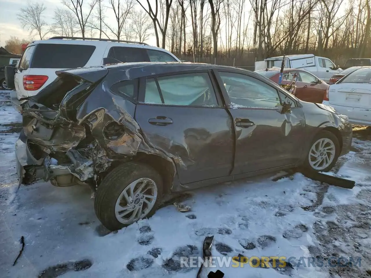 3 fotografías del automóvil dañado JF1GUABC8R8345894 SUBARU IMPREZA 2024