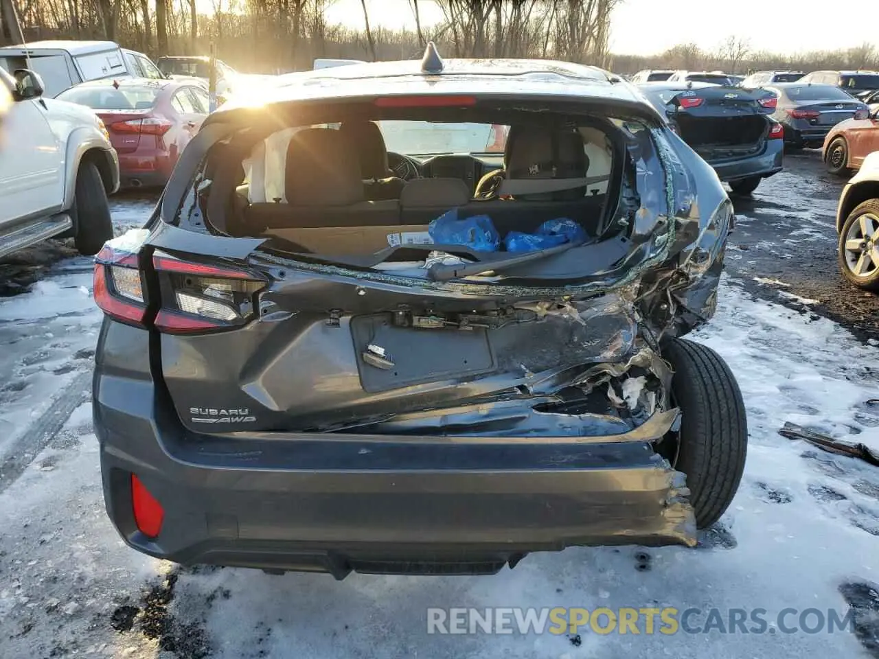 6 fotografías del automóvil dañado JF1GUABC8R8345894 SUBARU IMPREZA 2024
