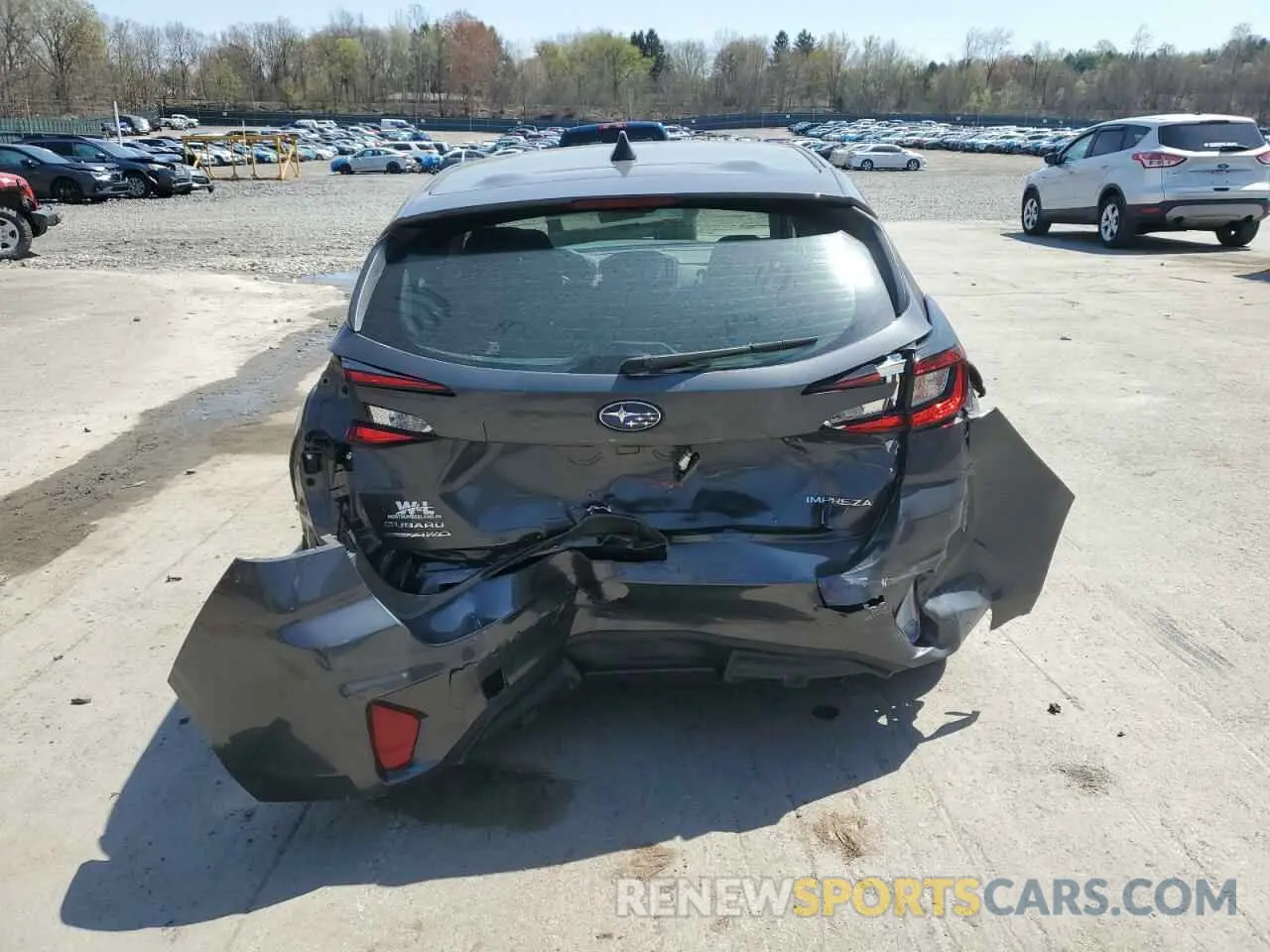 6 fotografías del automóvil dañado JF1GUABC8R8374344 SUBARU IMPREZA 2024
