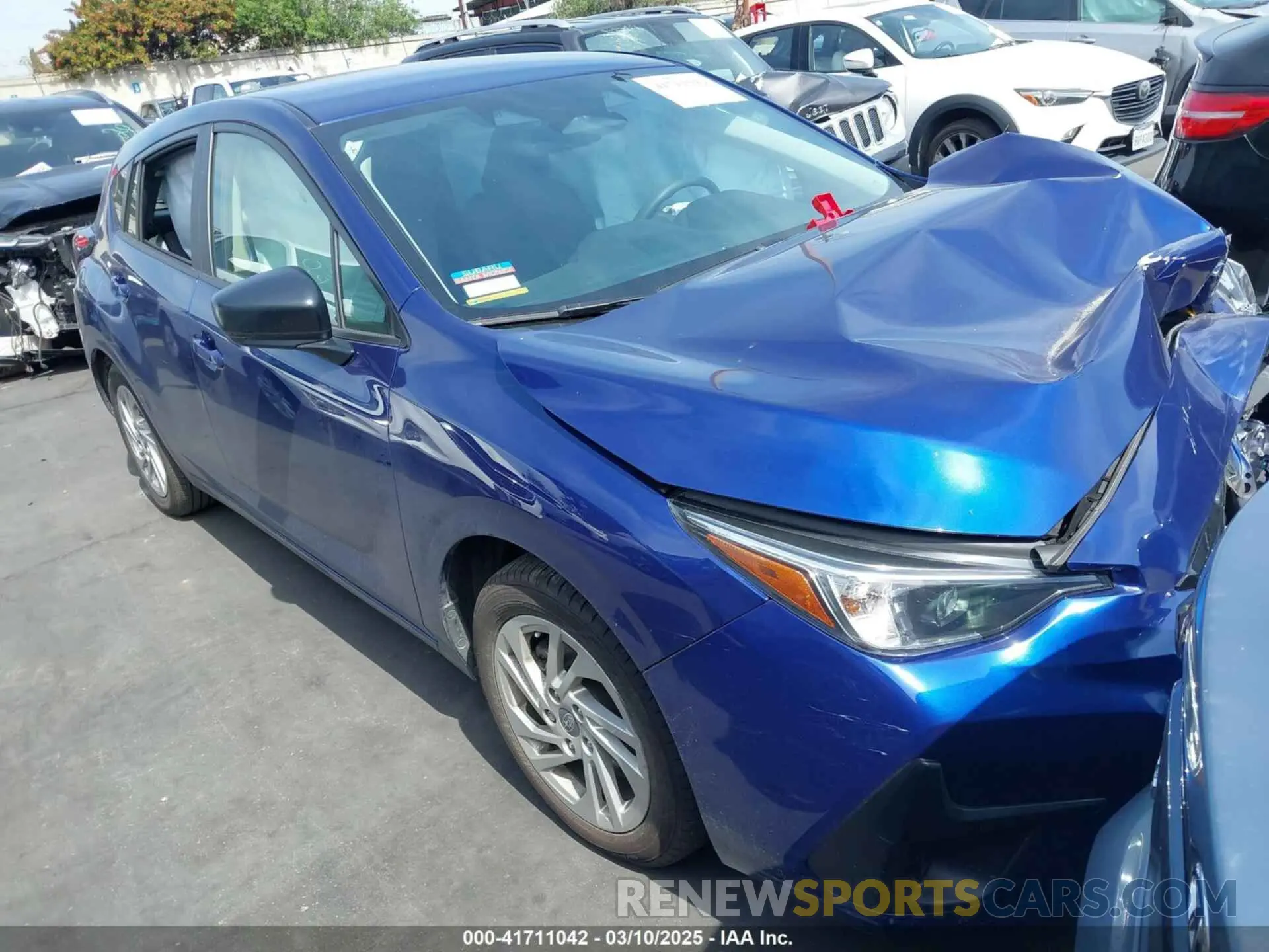1 fotografías del automóvil dañado JF1GUABC9R8323581 SUBARU IMPREZA 2024
