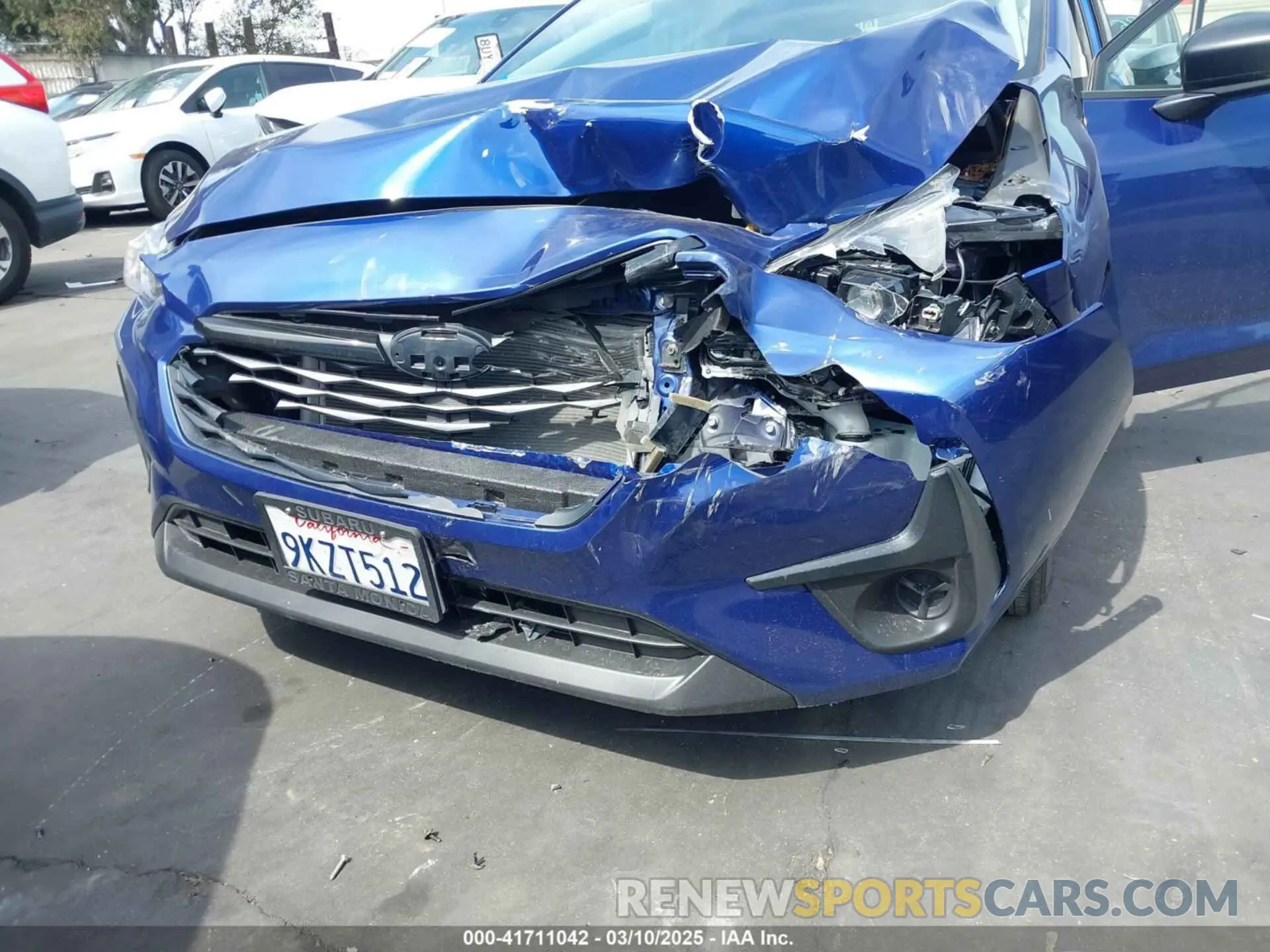19 fotografías del automóvil dañado JF1GUABC9R8323581 SUBARU IMPREZA 2024
