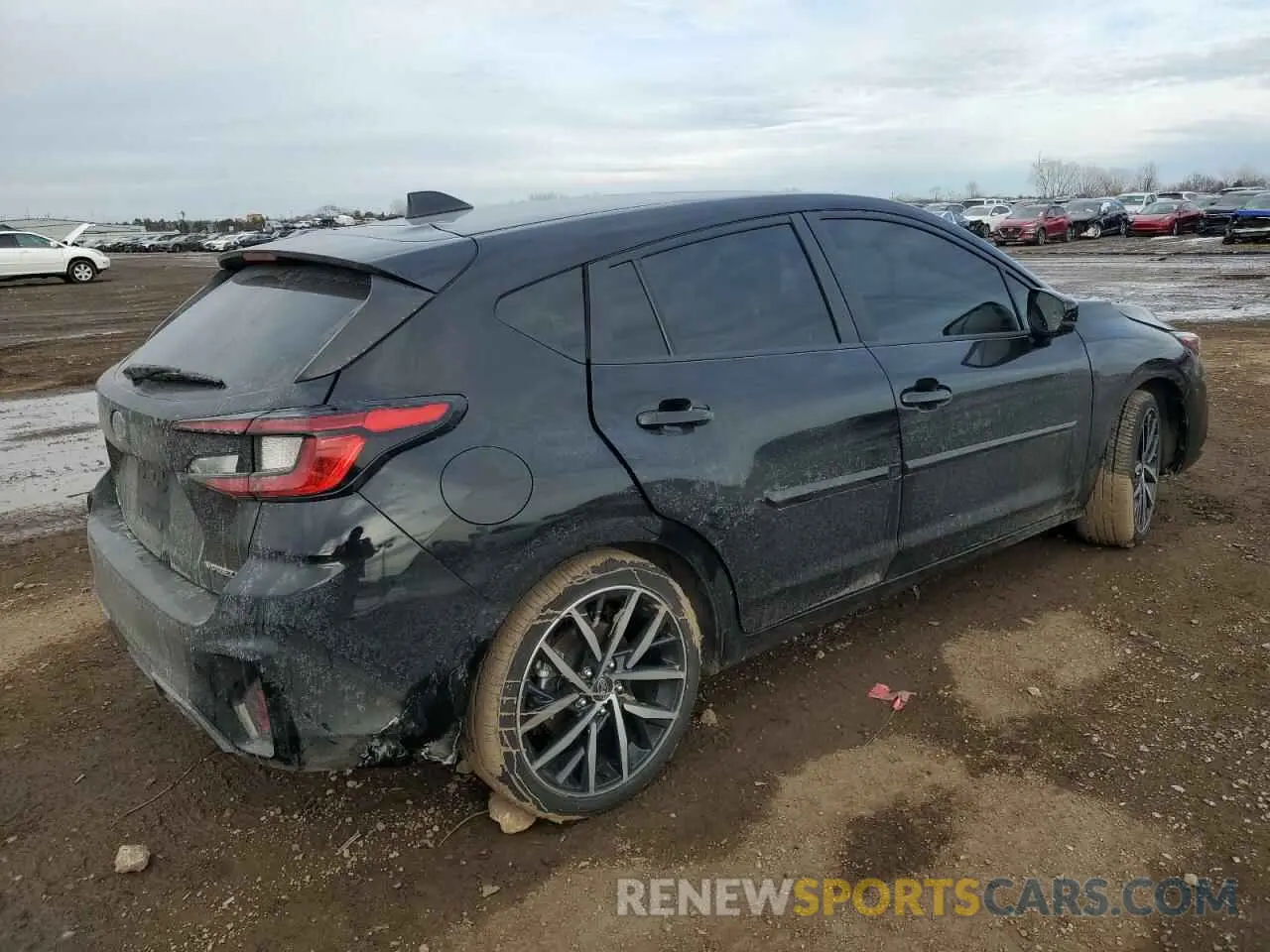 3 fotografías del automóvil dañado JF1GUAFC0R8301673 SUBARU IMPREZA 2024