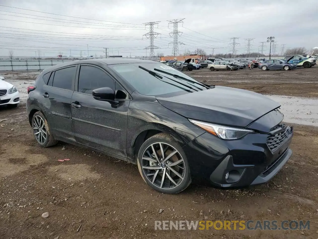4 fotografías del automóvil dañado JF1GUAFC0R8301673 SUBARU IMPREZA 2024