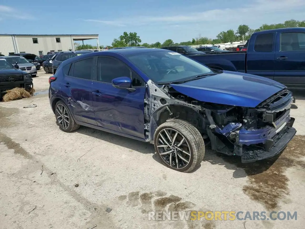 4 fotografías del automóvil dañado JF1GUAFC3R8889116 SUBARU IMPREZA 2024