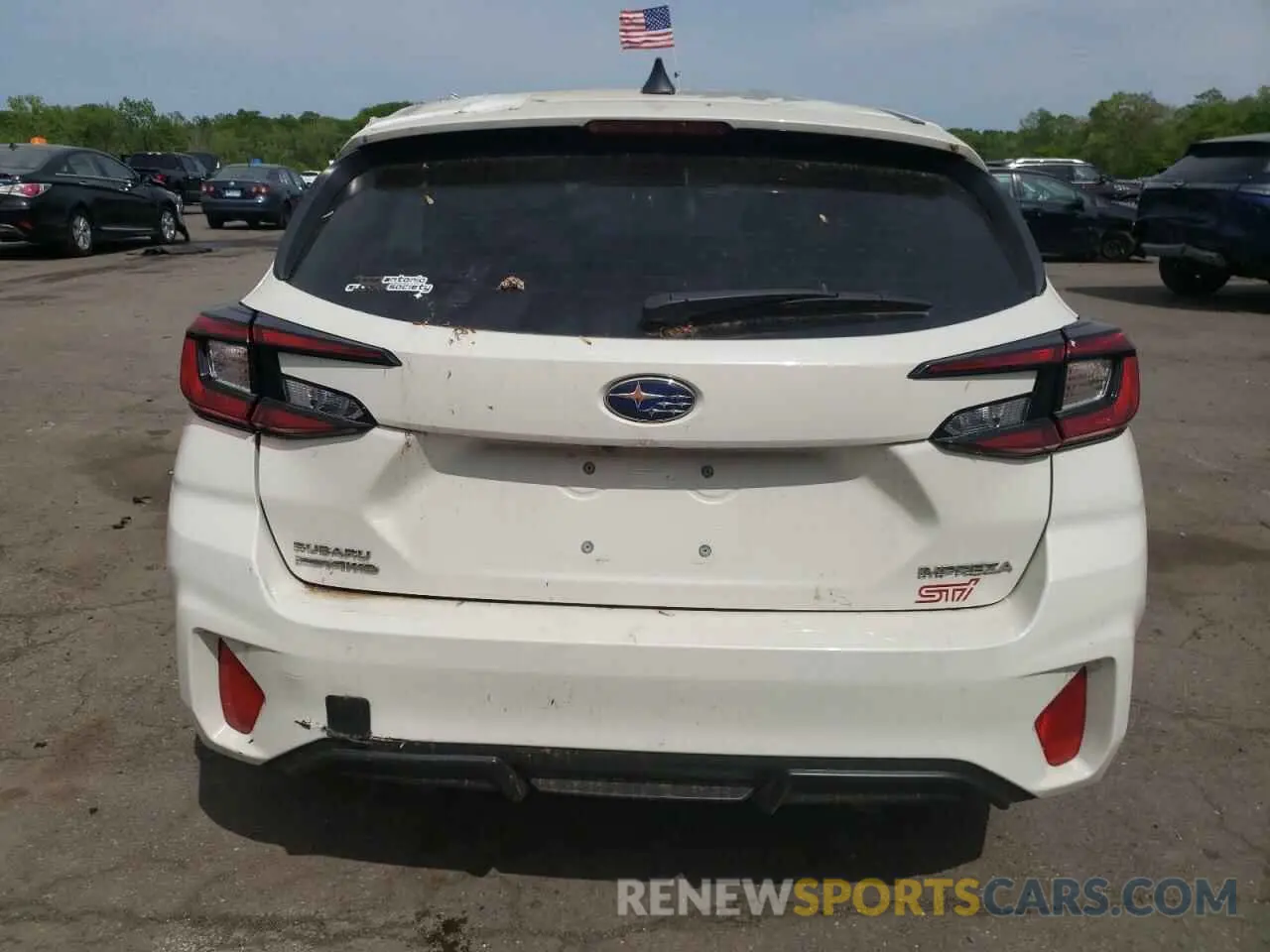 6 fotografías del automóvil dañado JF1GUAFC5R8225089 SUBARU IMPREZA 2024