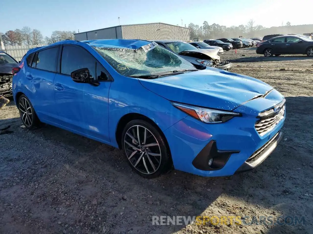 4 fotografías del automóvil dañado JF1GUAFC5R8239364 SUBARU IMPREZA 2024